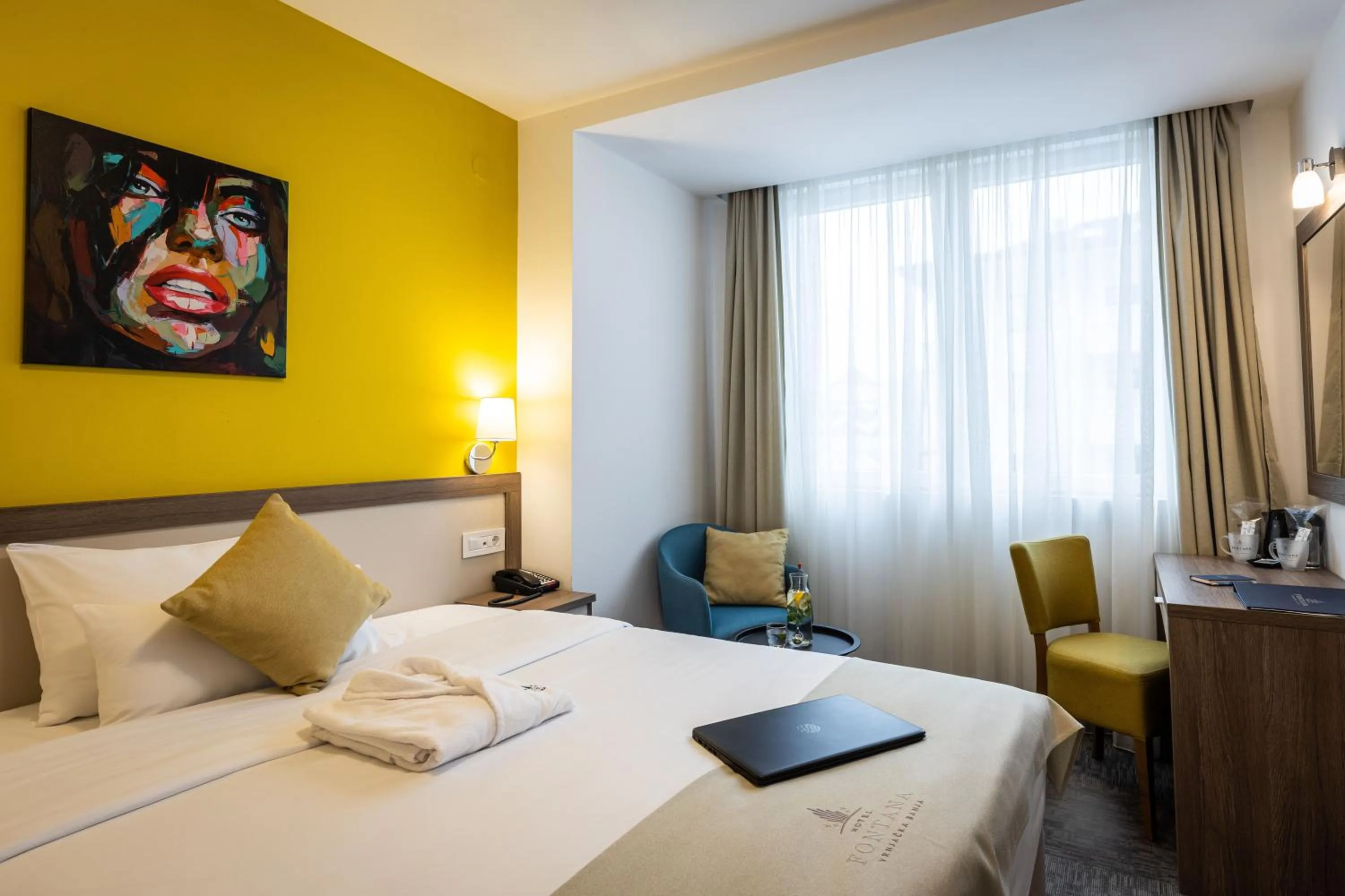 Bed in Hotel Fontana Vrnjačka Banja