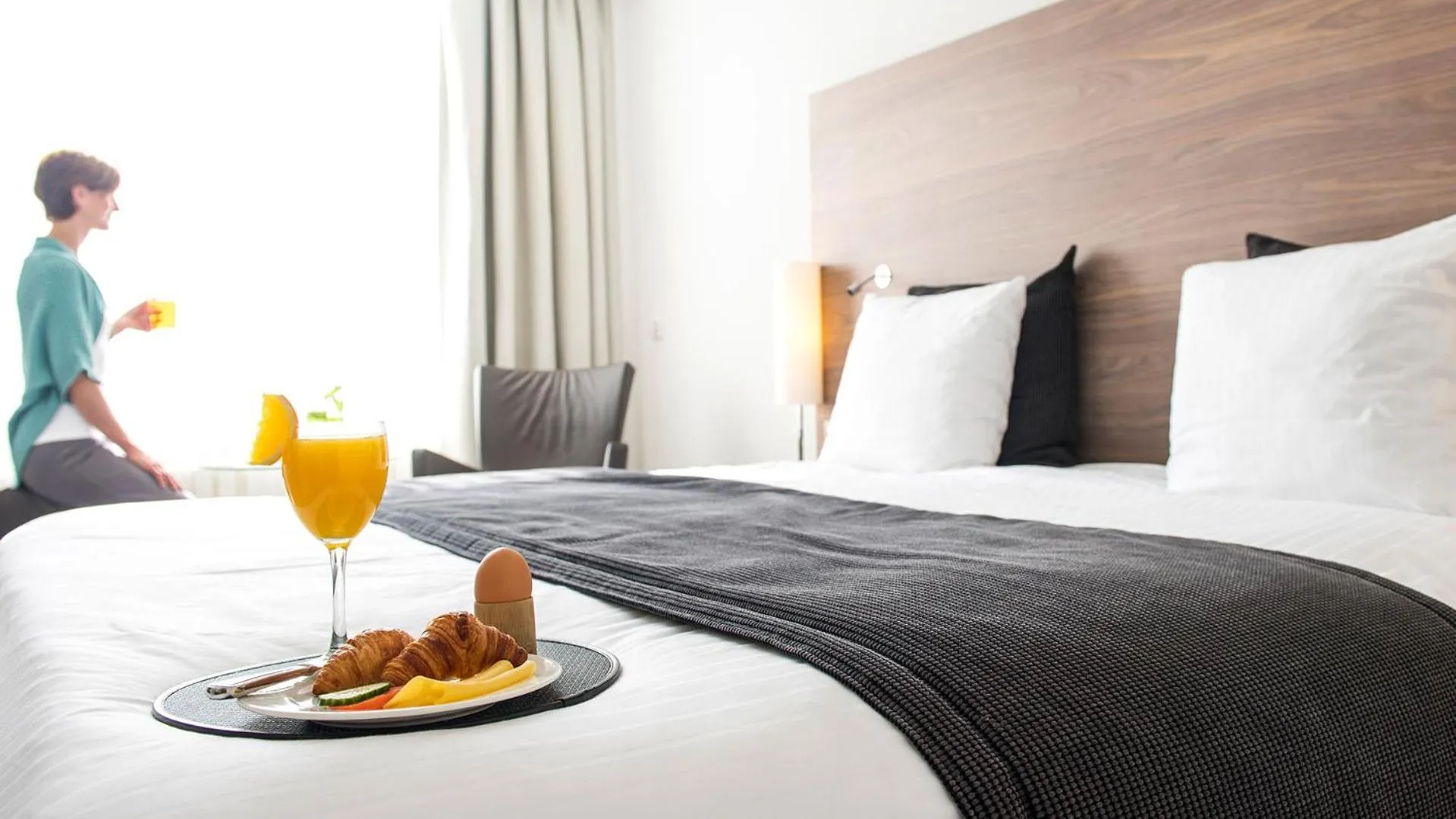 Bed in Sanadome Hotel & Spa Nijmegen