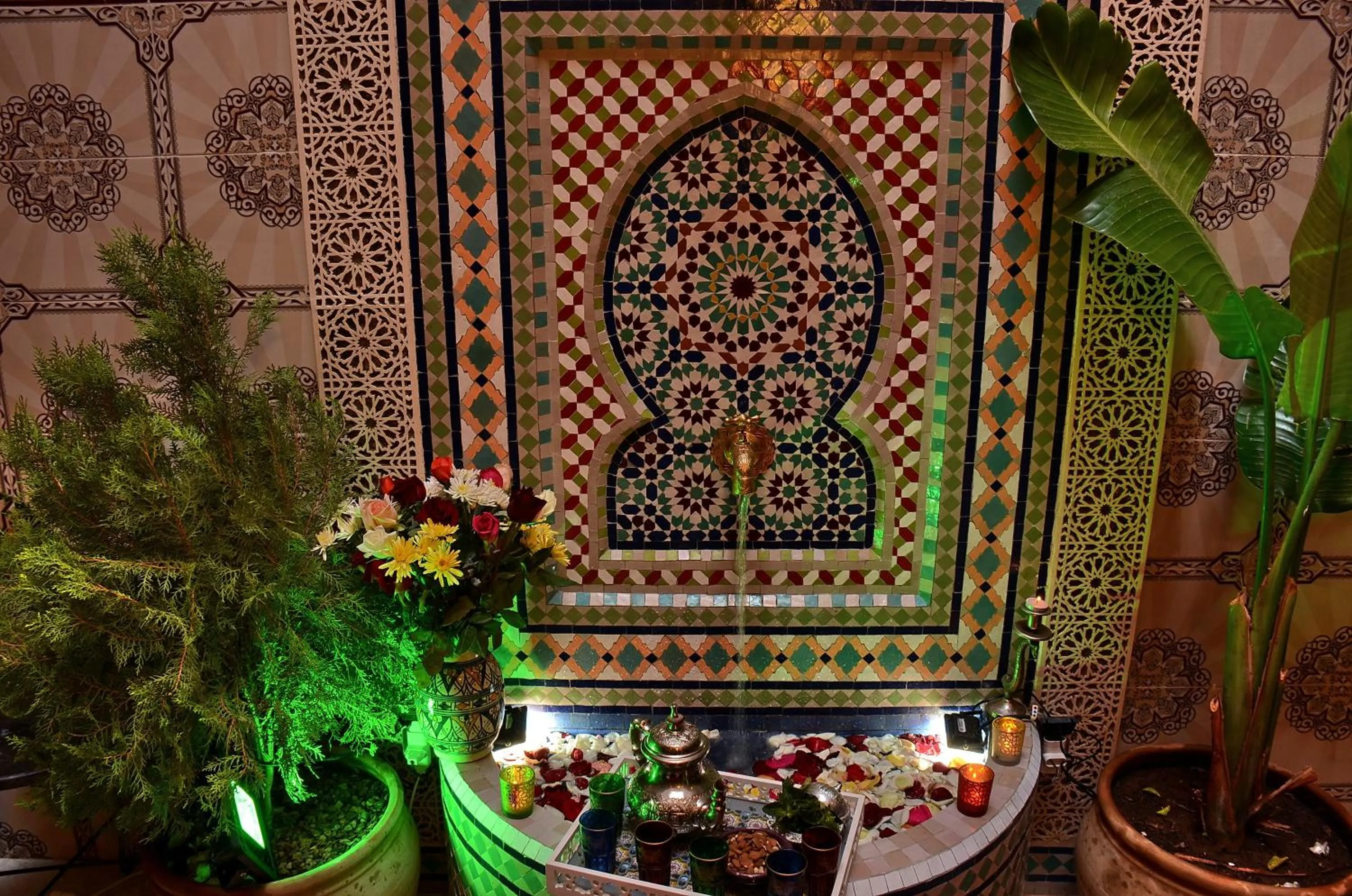 Lobby or reception in Dar LEULEU