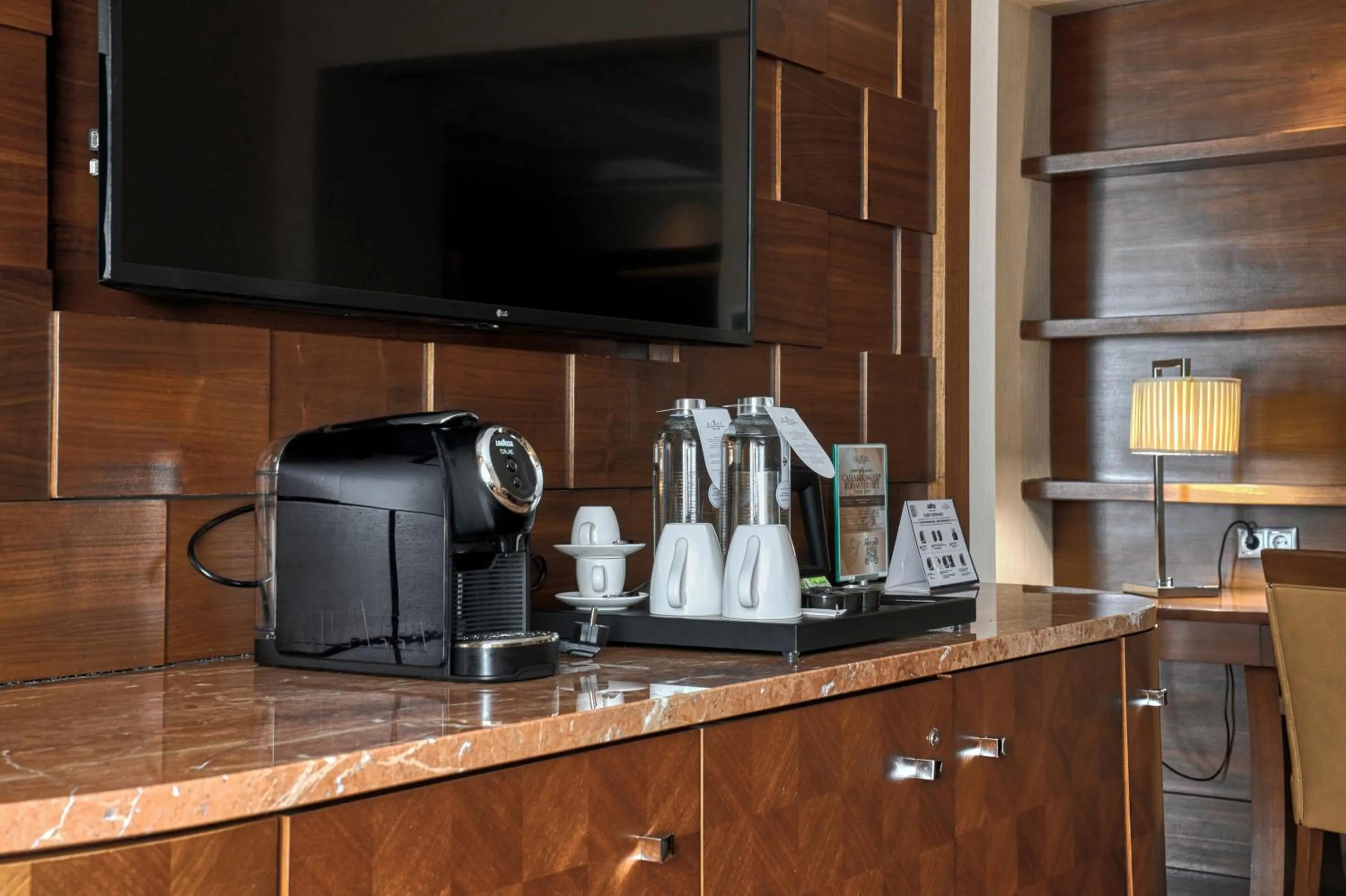 Coffee/tea facilities in Rixos Borovoe