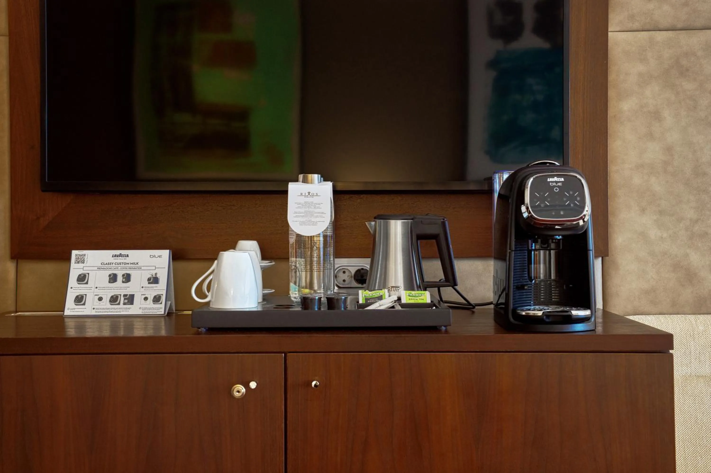 Coffee/tea facilities in Rixos Borovoe