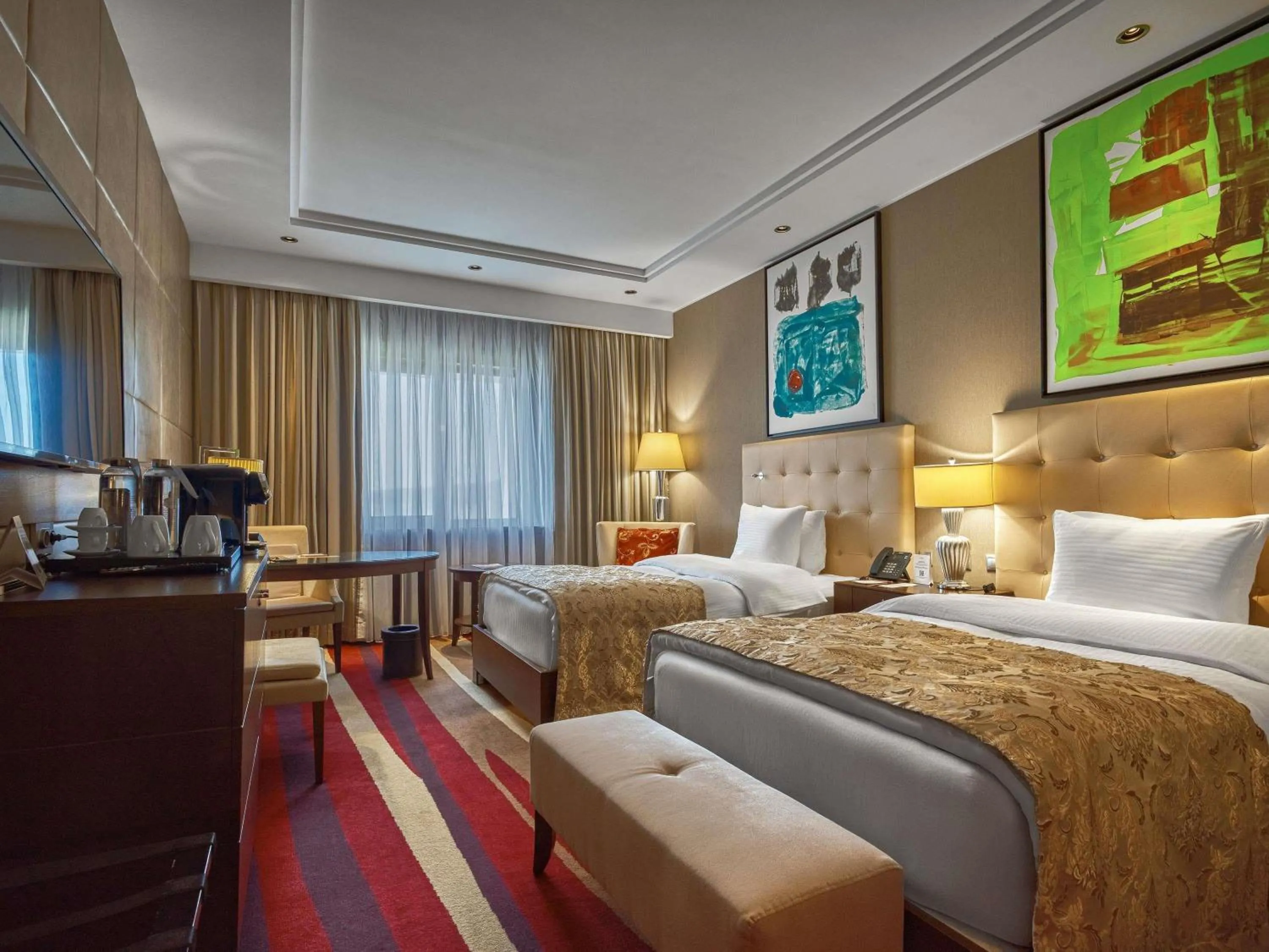 Bedroom, Bed in Rixos Borovoe