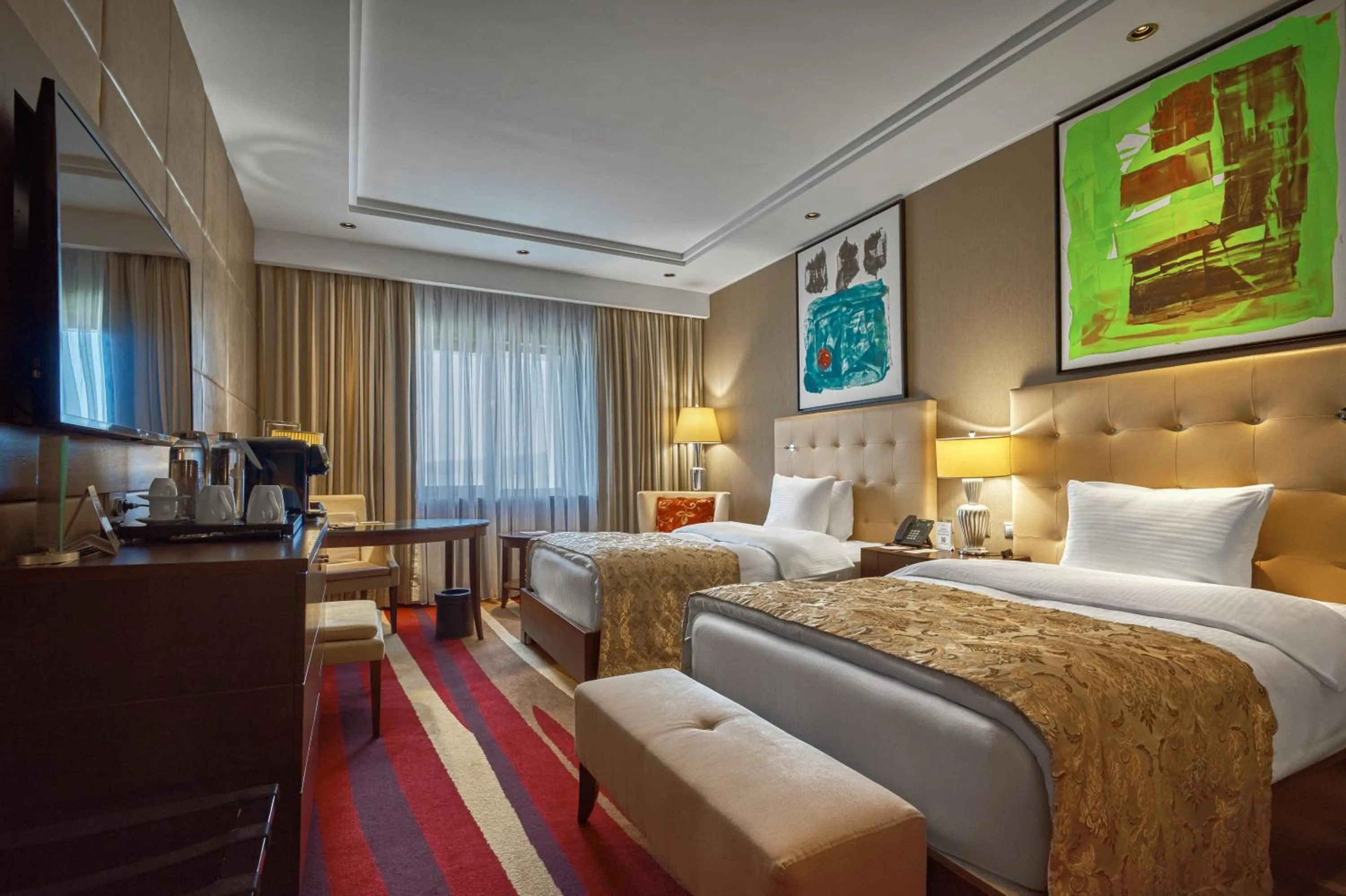 Bed in Rixos Borovoe