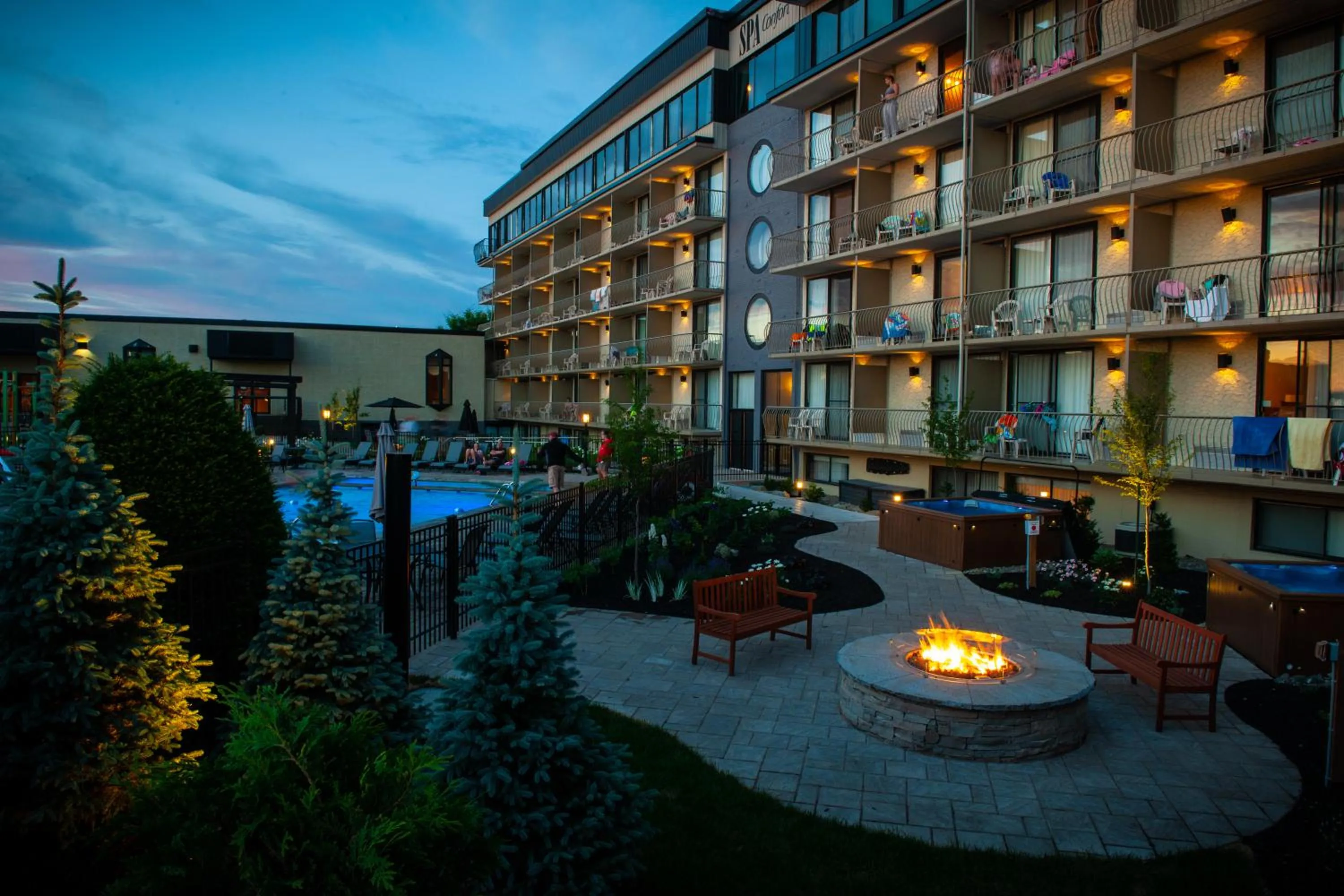 Natural landscape in Hôtel Castel