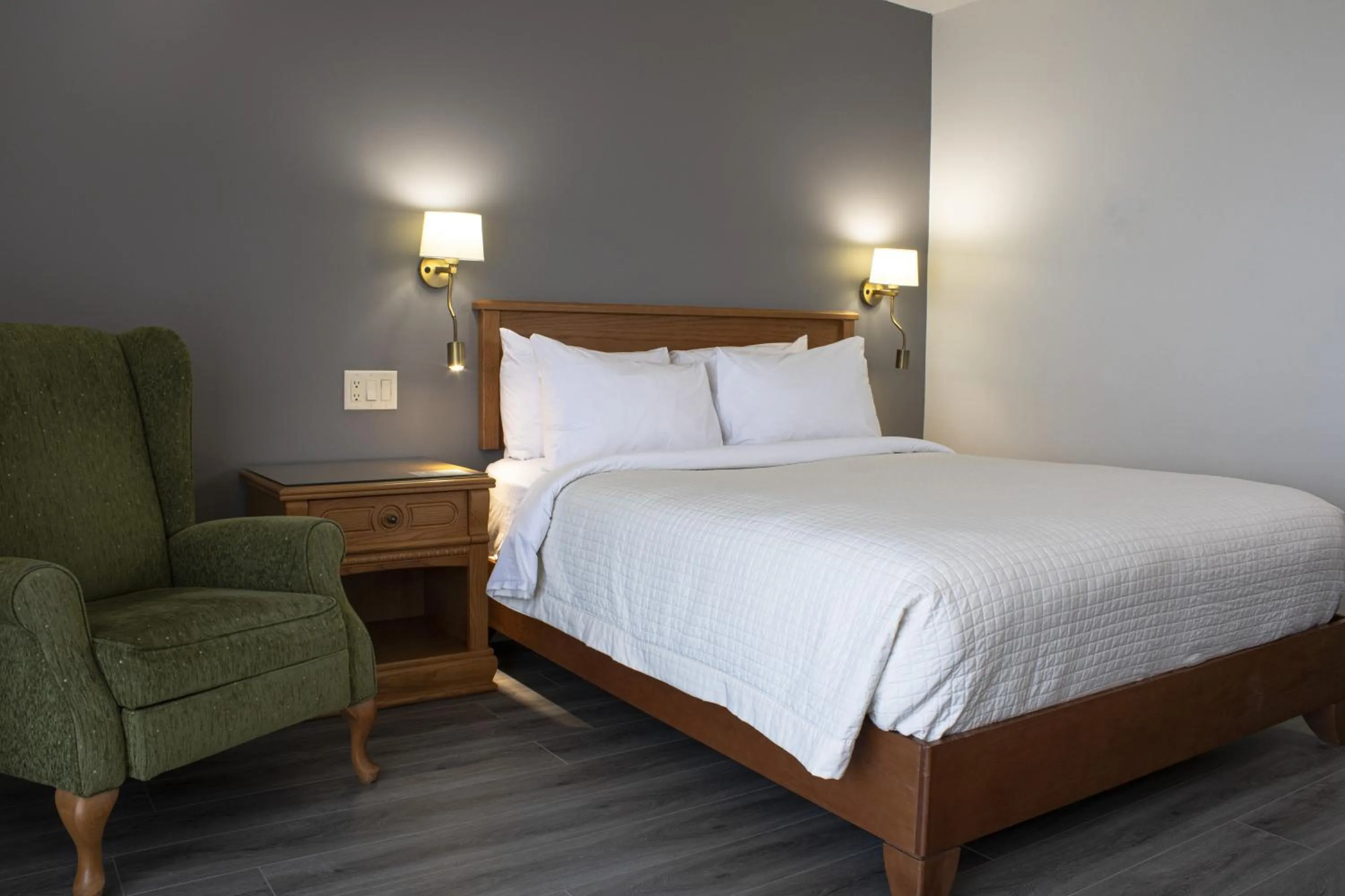 Bed in Hôtel Castel