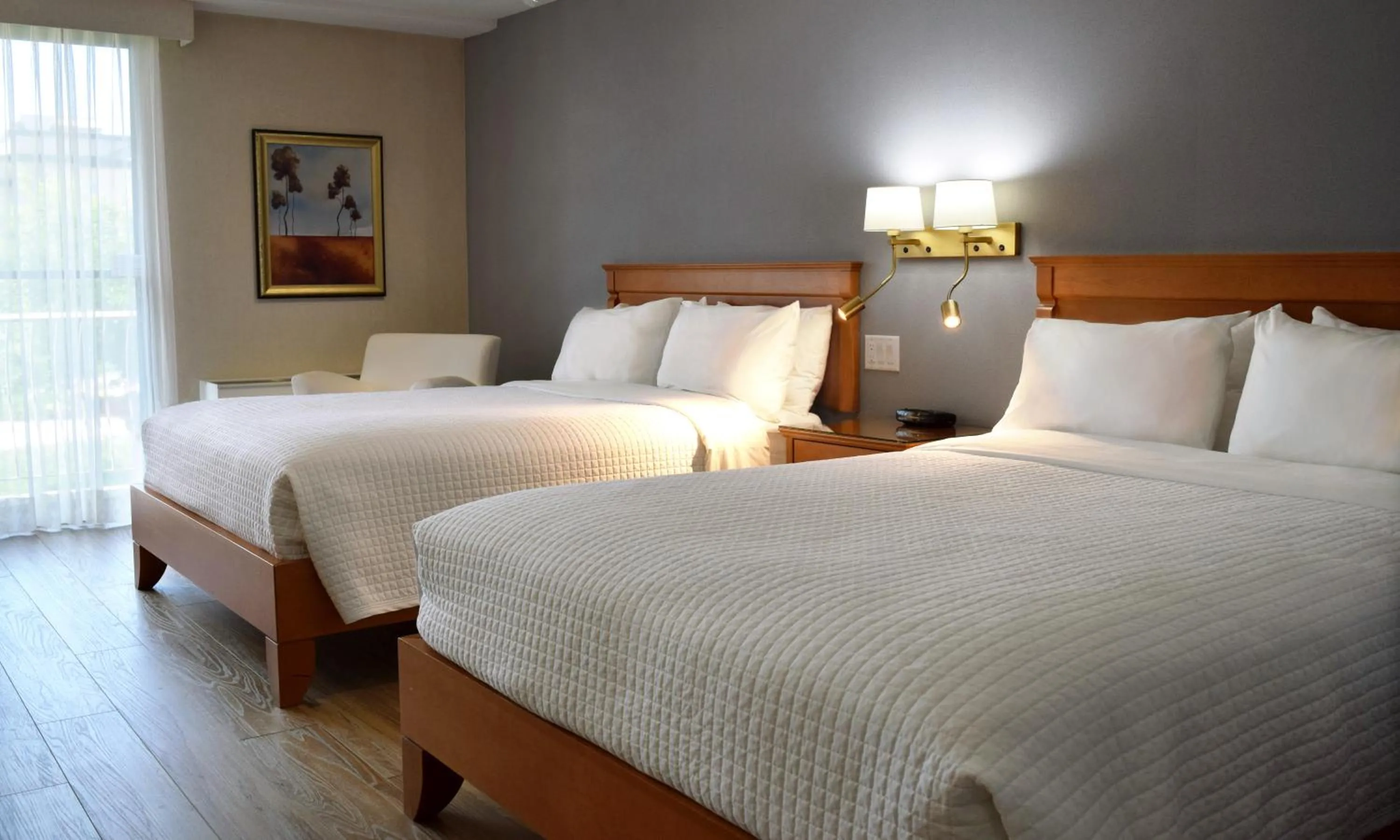 Bed in Hôtel Castel