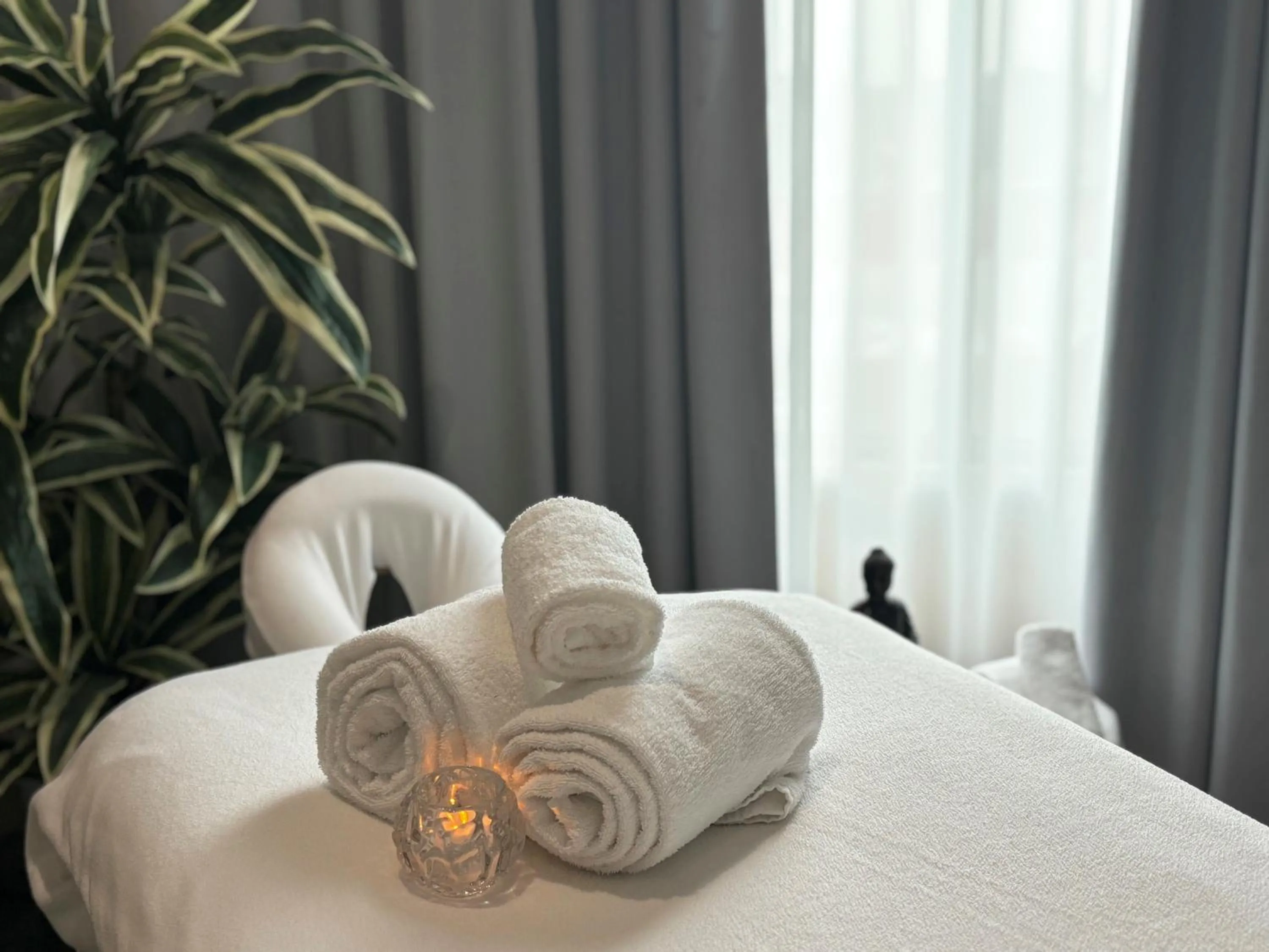 Spa and wellness centre/facilities, Bed in Hôtel Castel