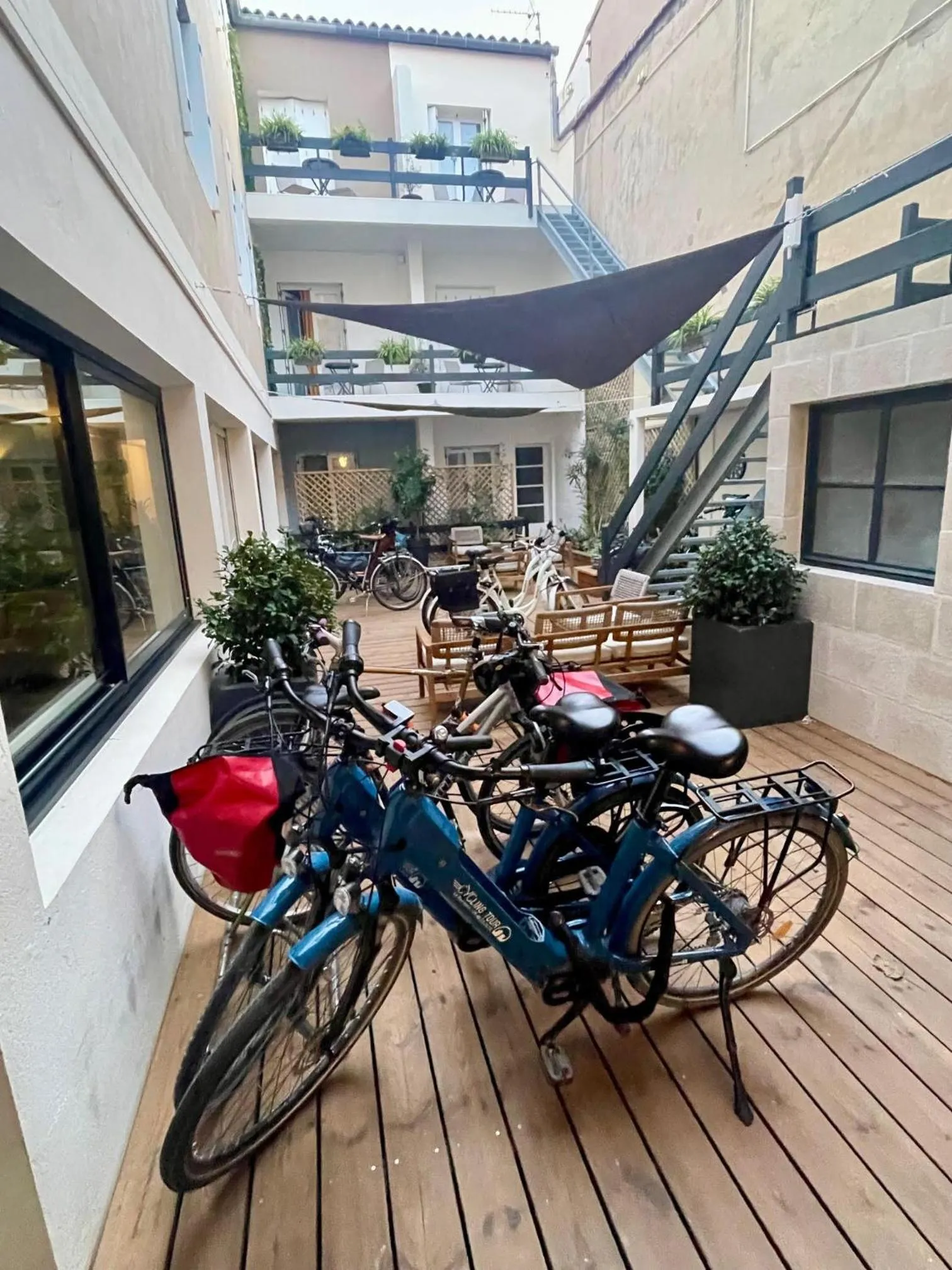 Patio in Hotel de Paris