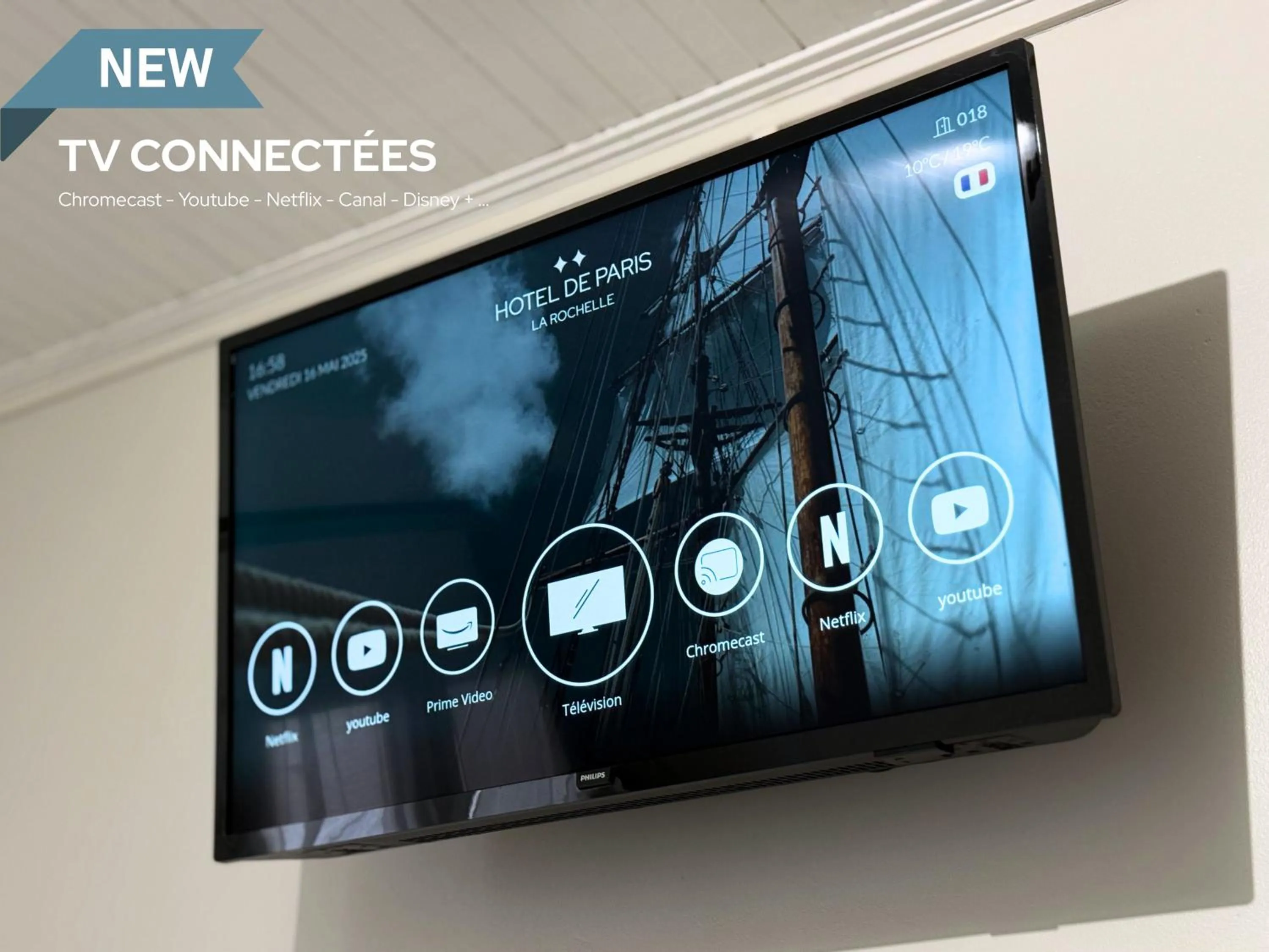 TV and multimedia in Hotel de Paris