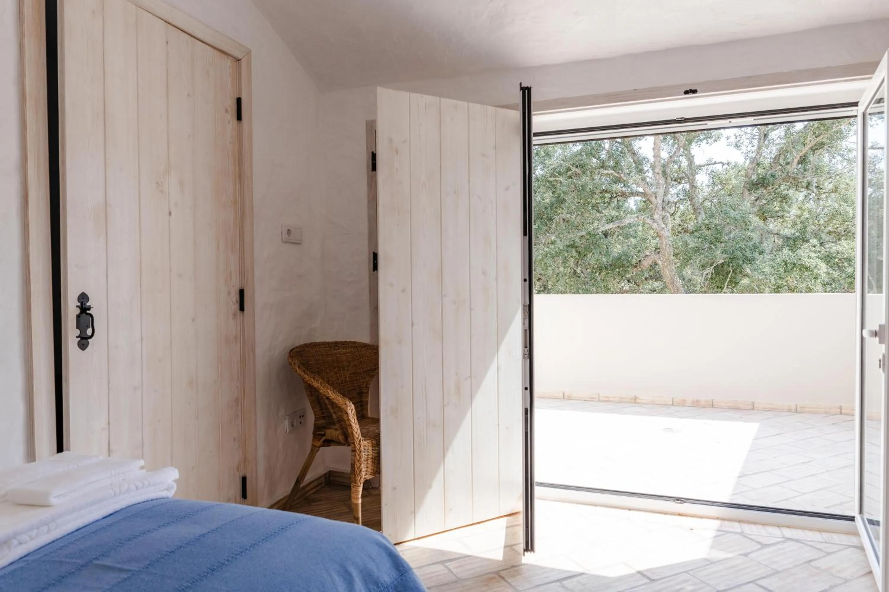 Balcony/Terrace, Bed in Casa das Cegonhas