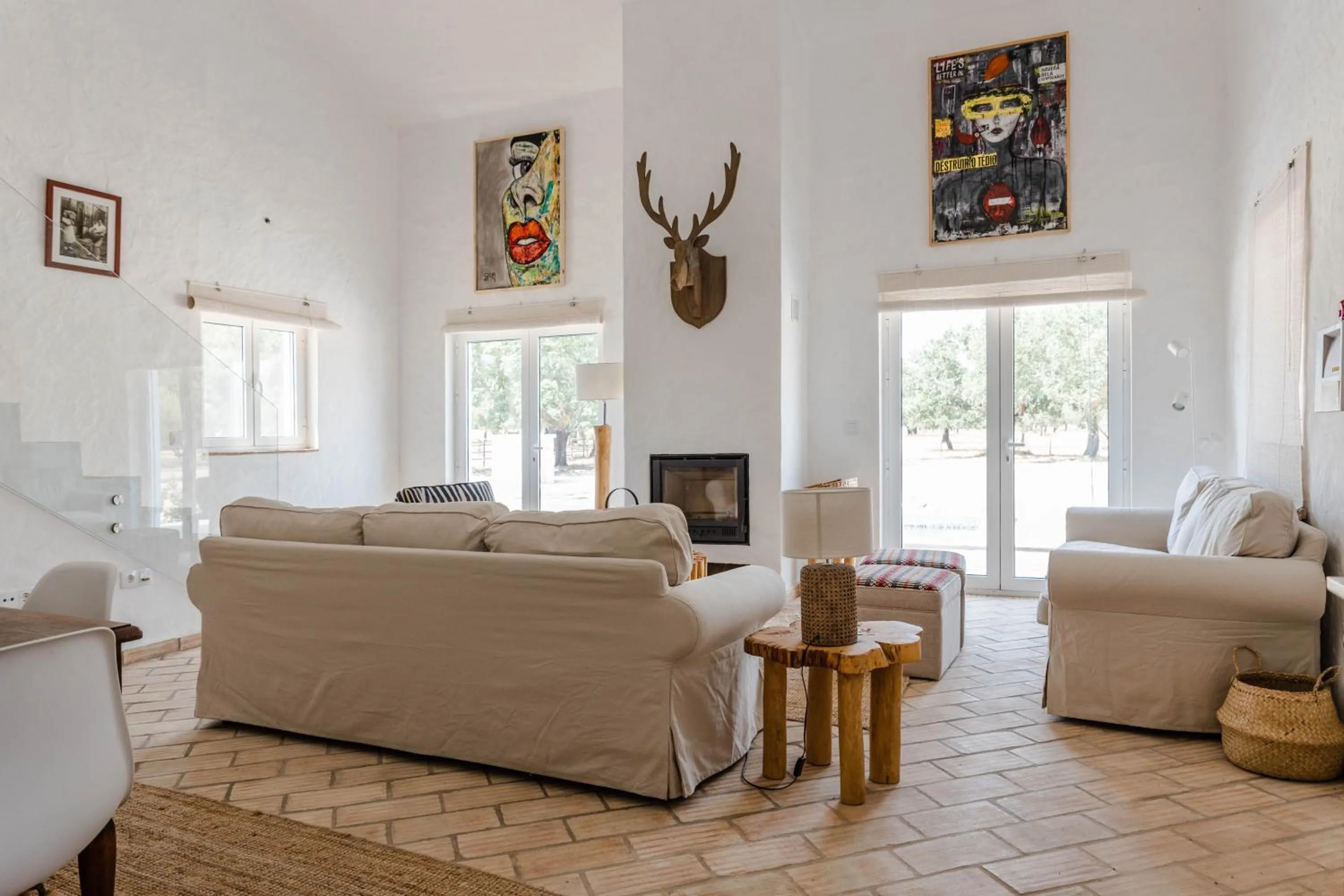 Living room in Casa das Cegonhas