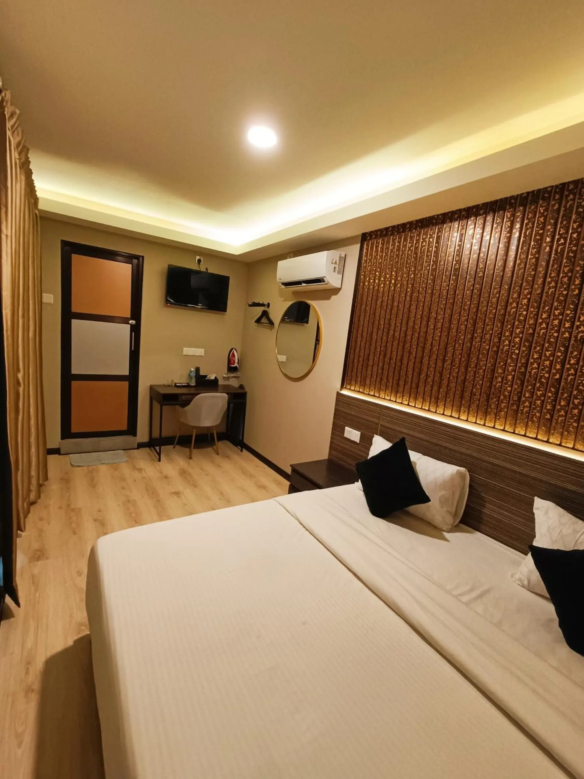 Bed in Tc theme park Guest house