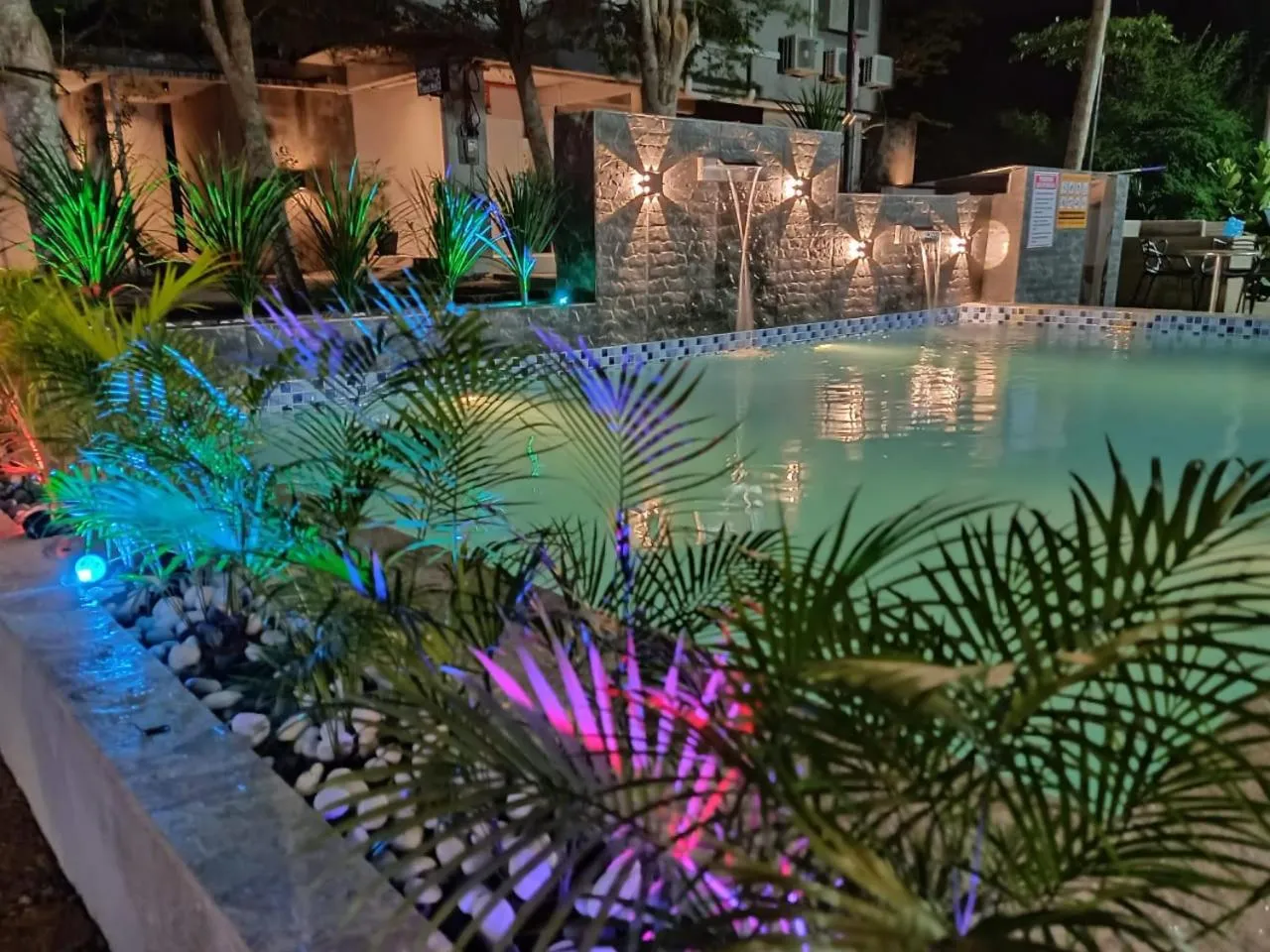 Swimming pool in Tc theme park Guest house