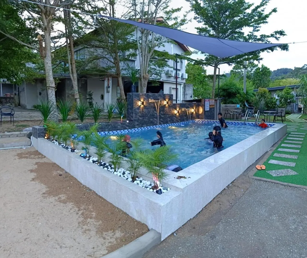 Swimming pool in Tc theme park Guest house