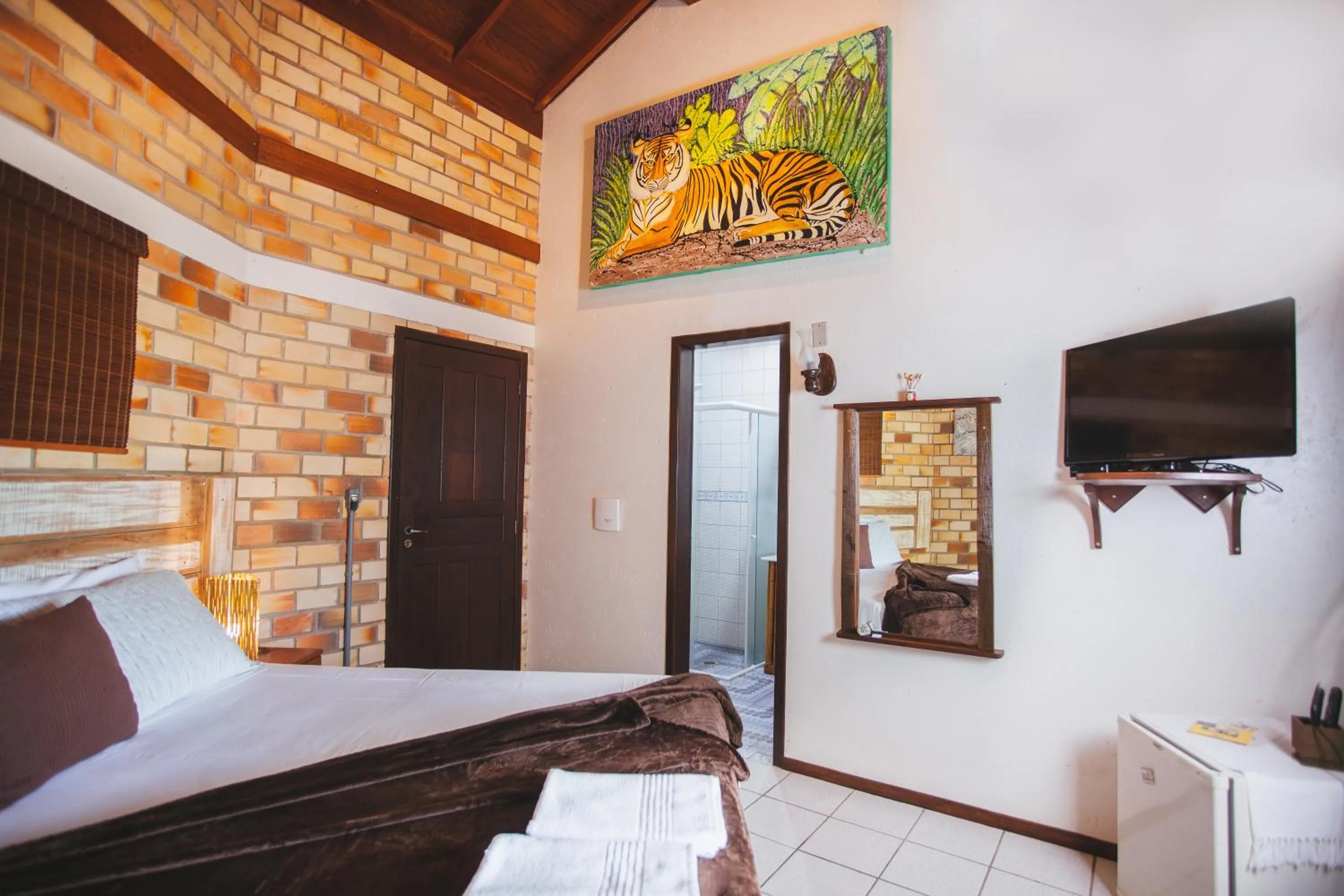 Decorative detail, Bed in Pousada do Véio