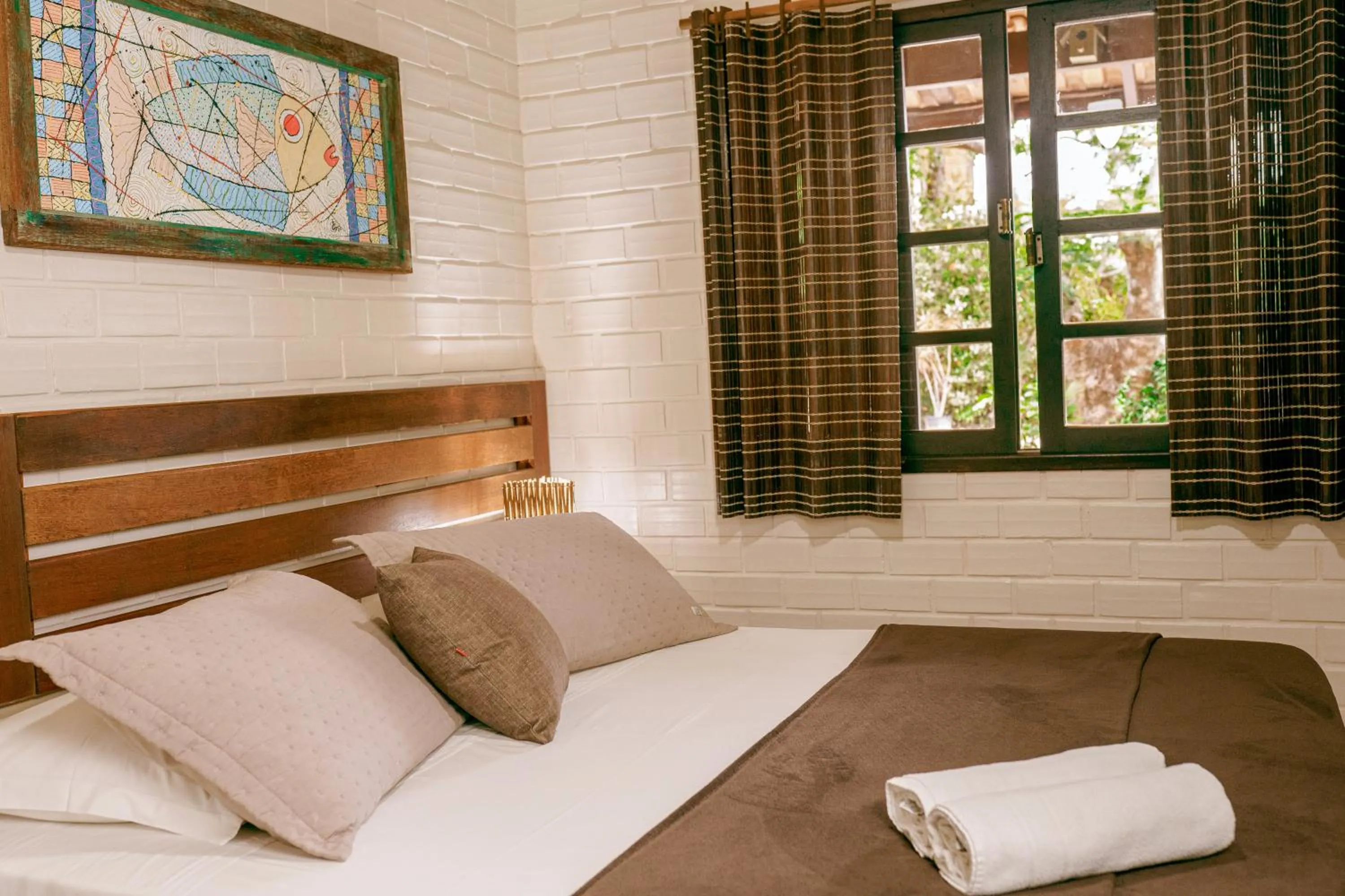 Bed in Pousada do Véio