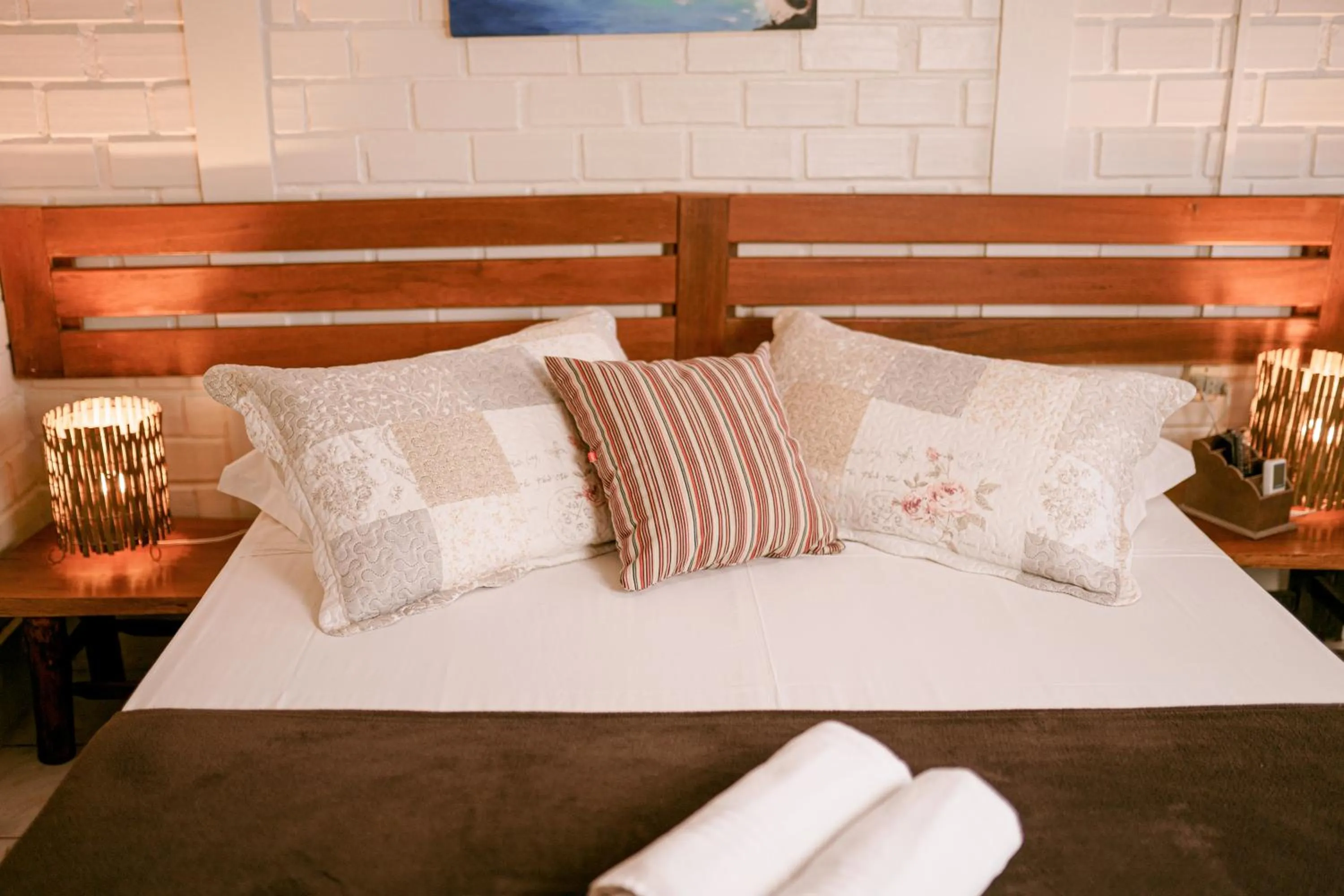 Bed in Pousada do Véio