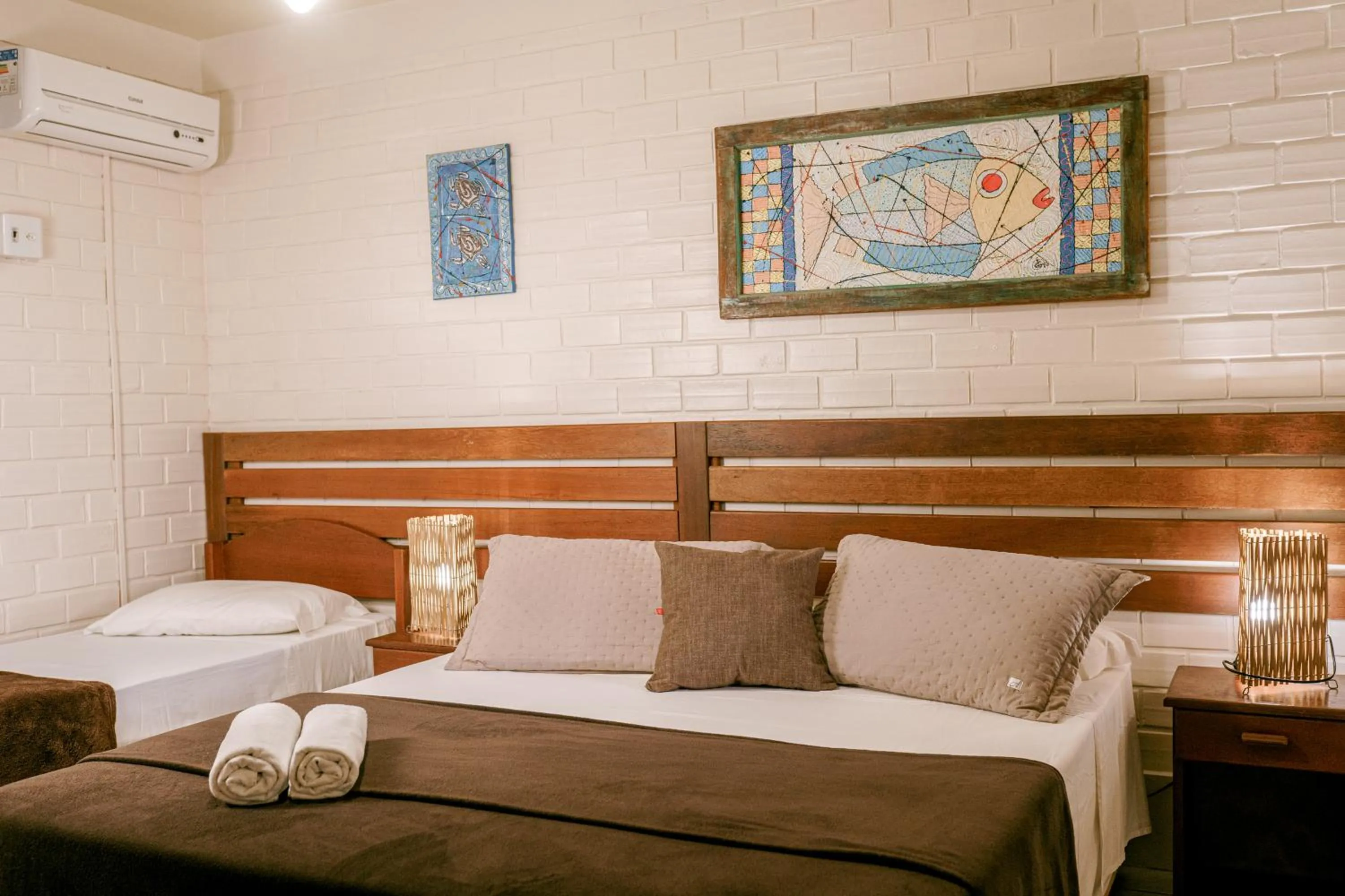 Bed in Pousada do Véio