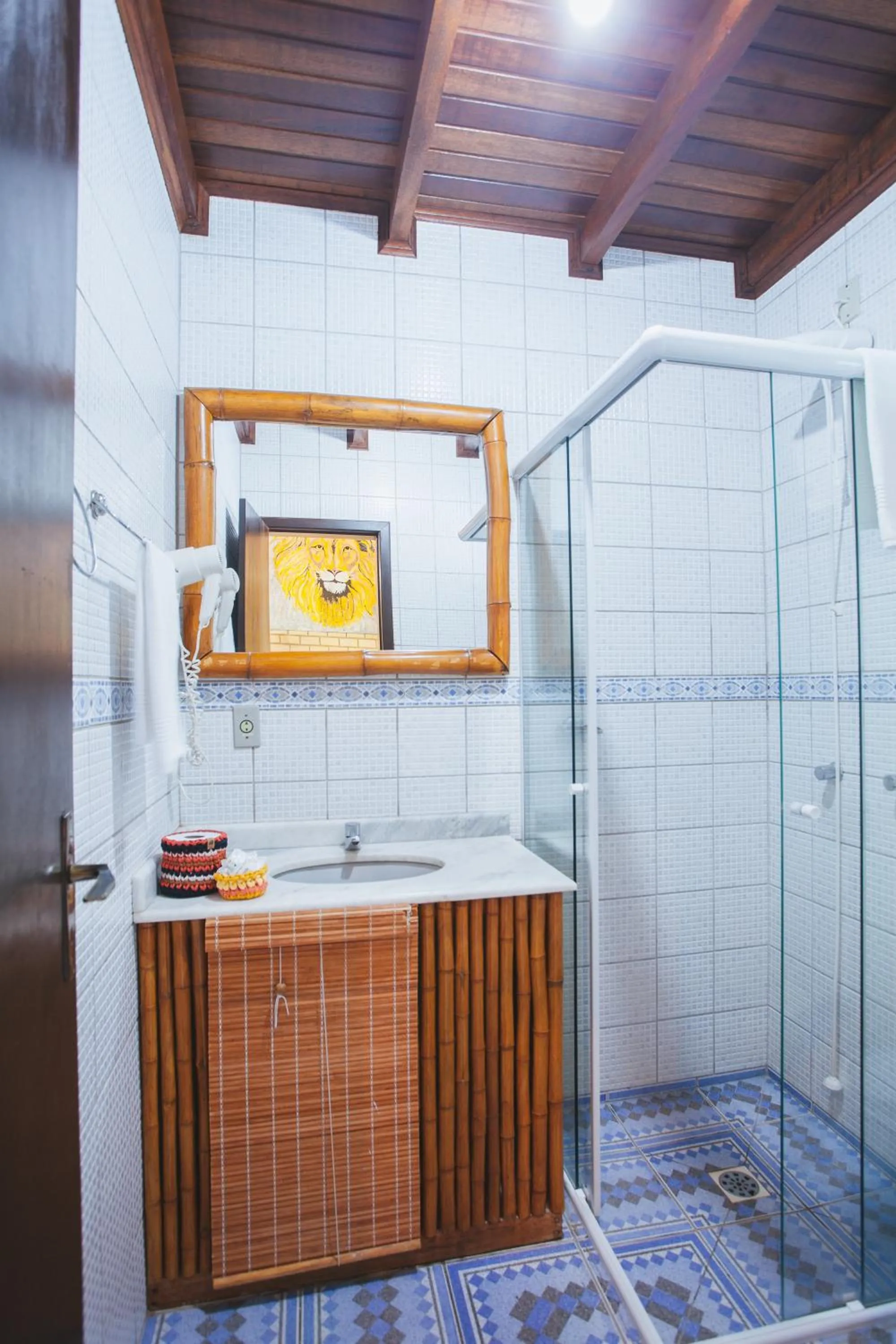 Bathroom in Pousada do Véio