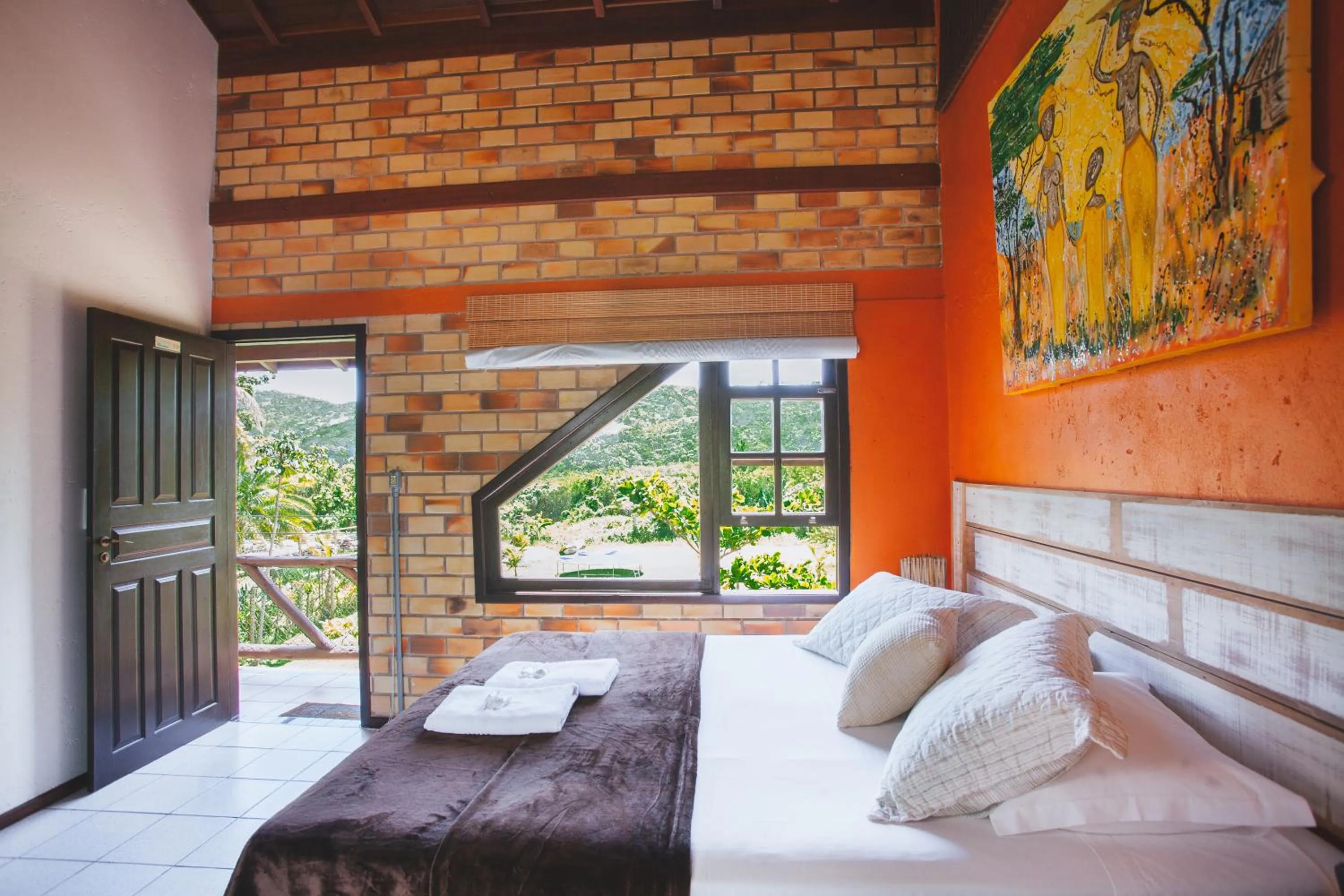 Mountain view, Bed in Pousada do Véio