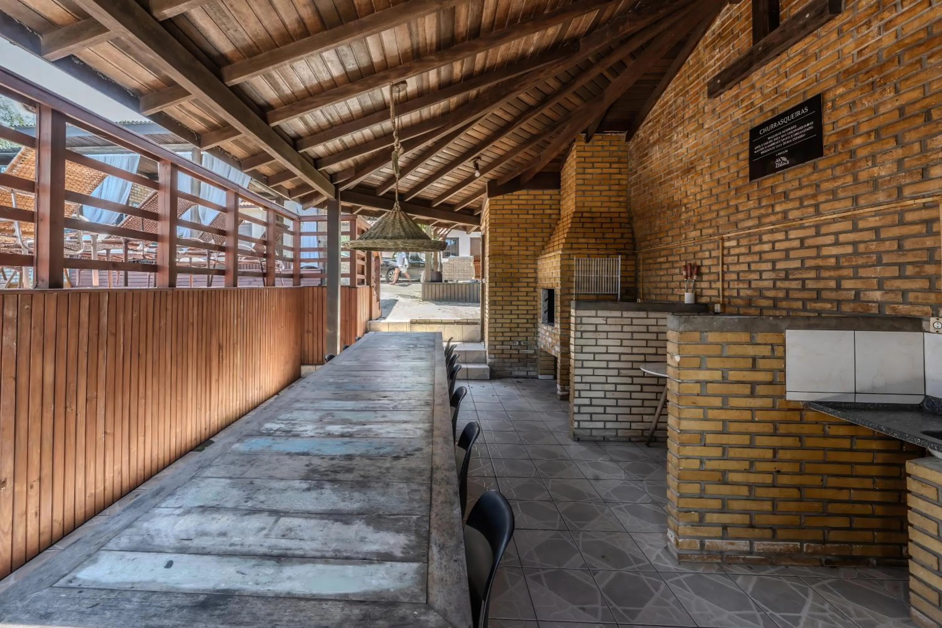 BBQ facilities in Pousada Natribus Rosa