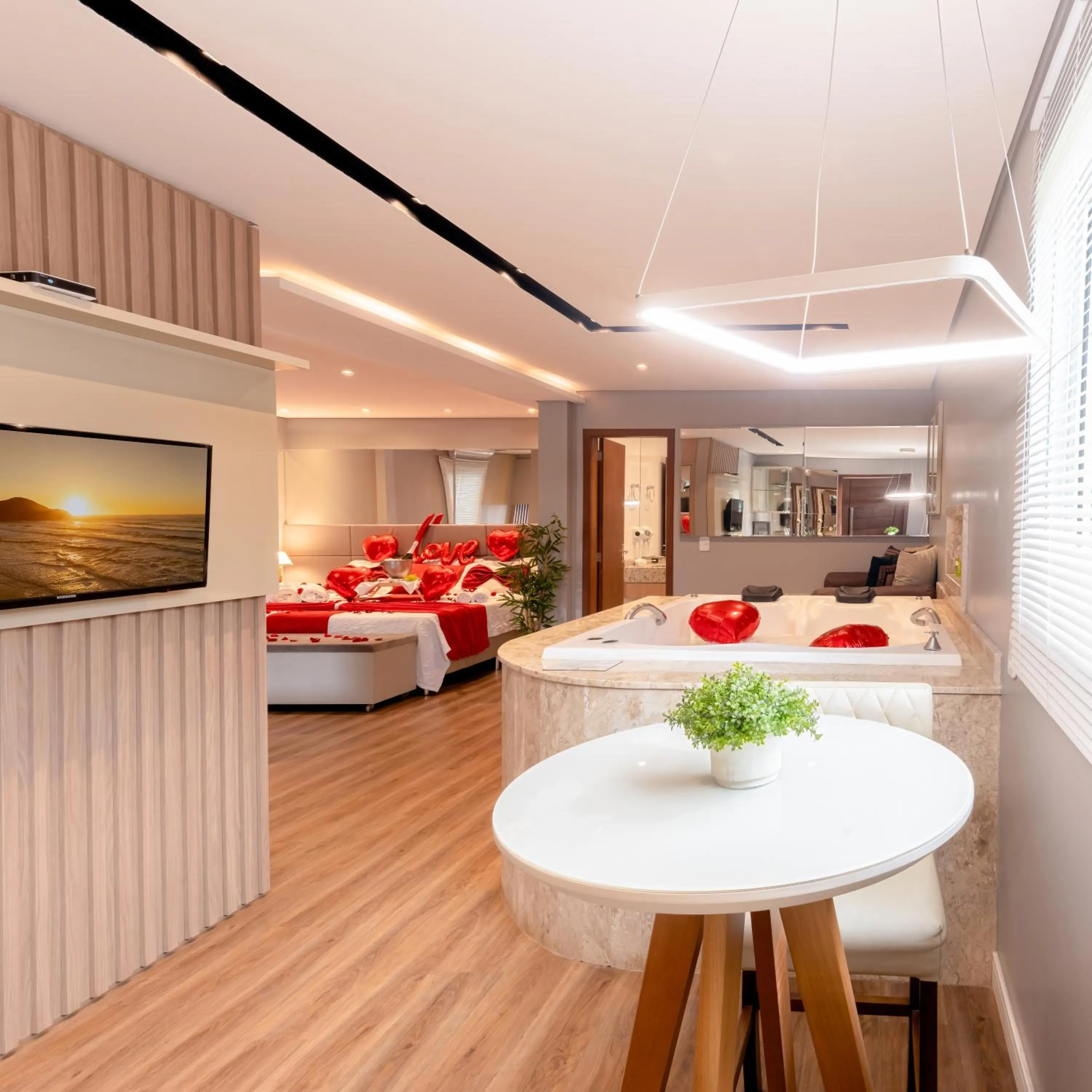 Bed in Pousada Natribus Rosa