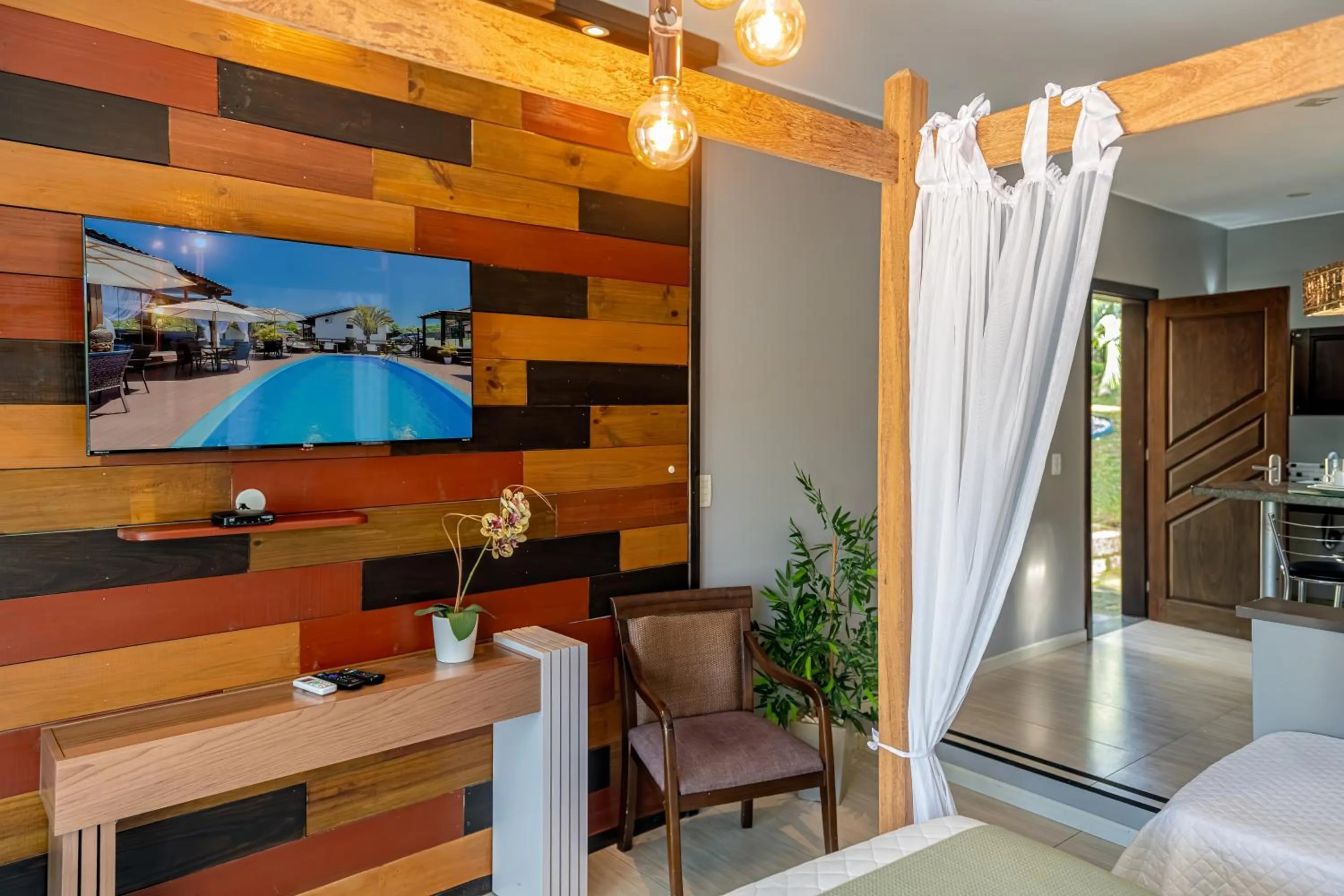 TV and multimedia in Pousada Natribus Rosa