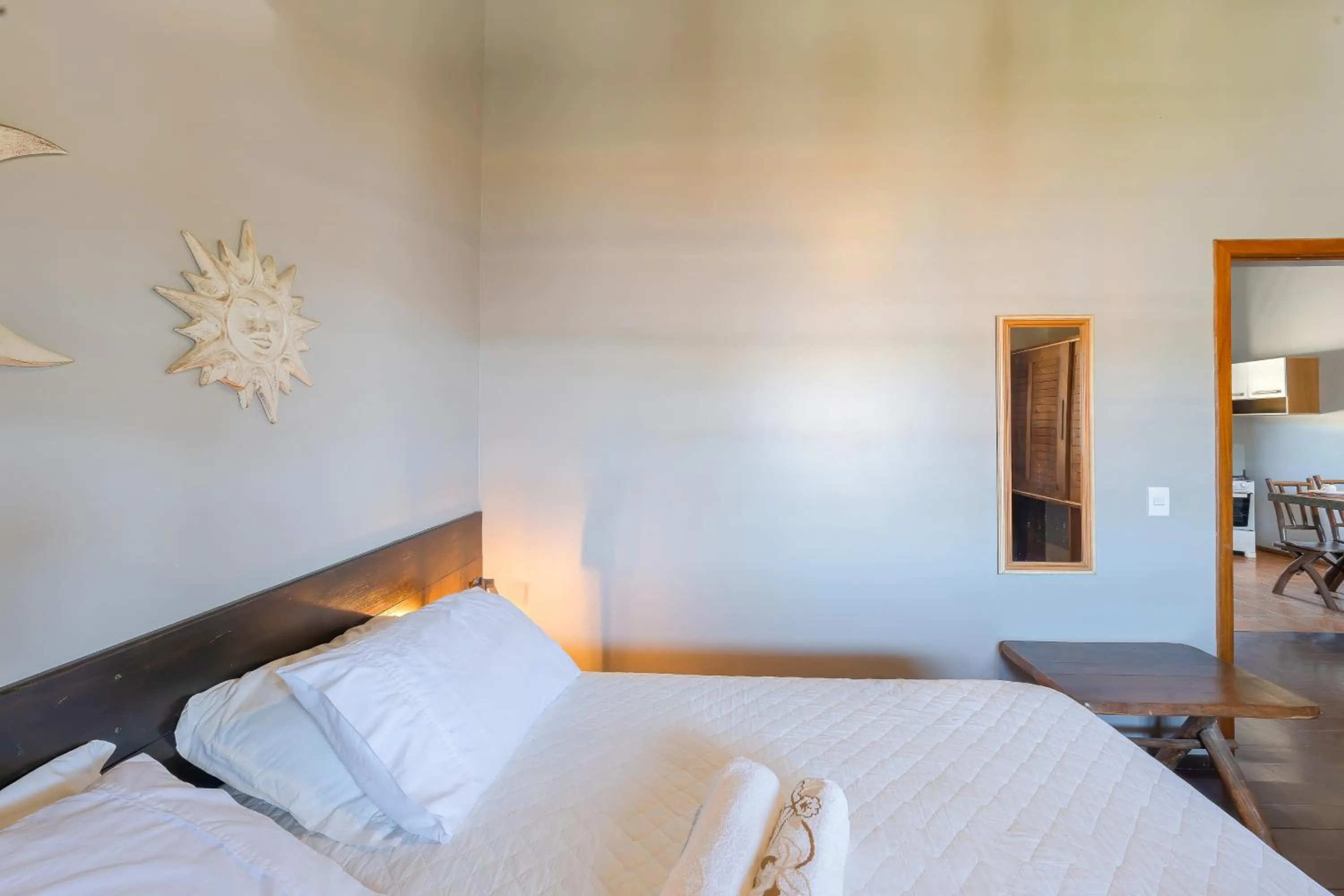 Bed in Pousada Natribus Rosa