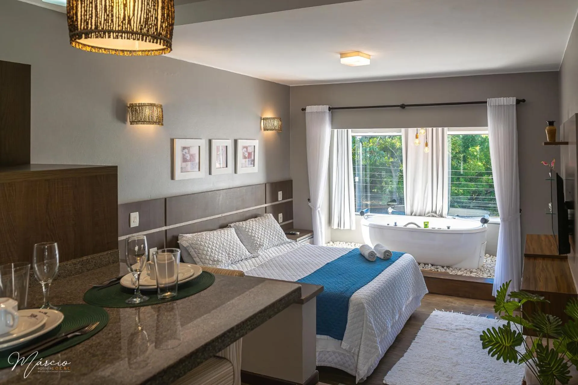 Bed in Pousada Natribus Rosa