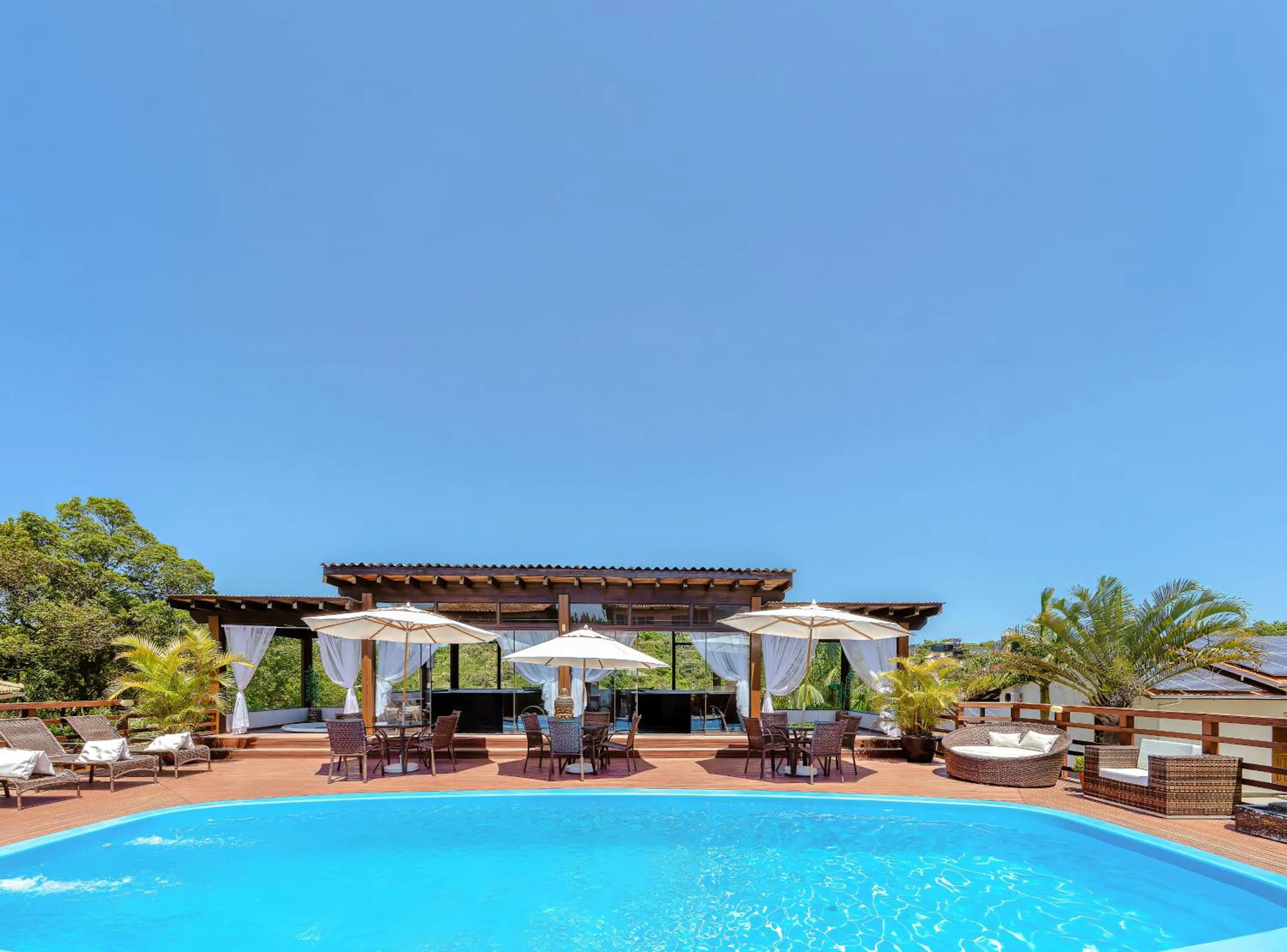 Swimming pool in Pousada Natribus Rosa