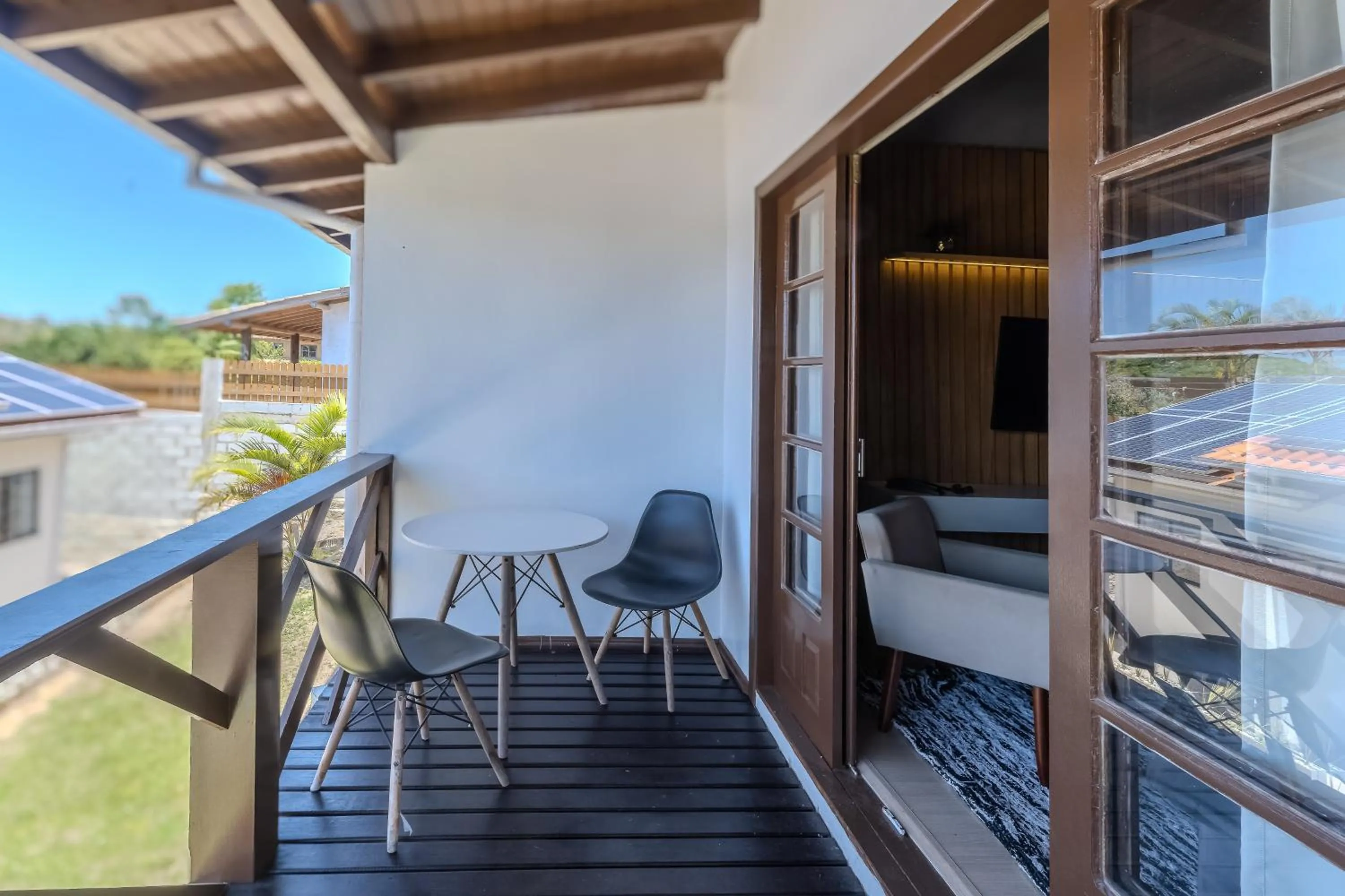 Balcony/Terrace in Pousada Natribus Rosa