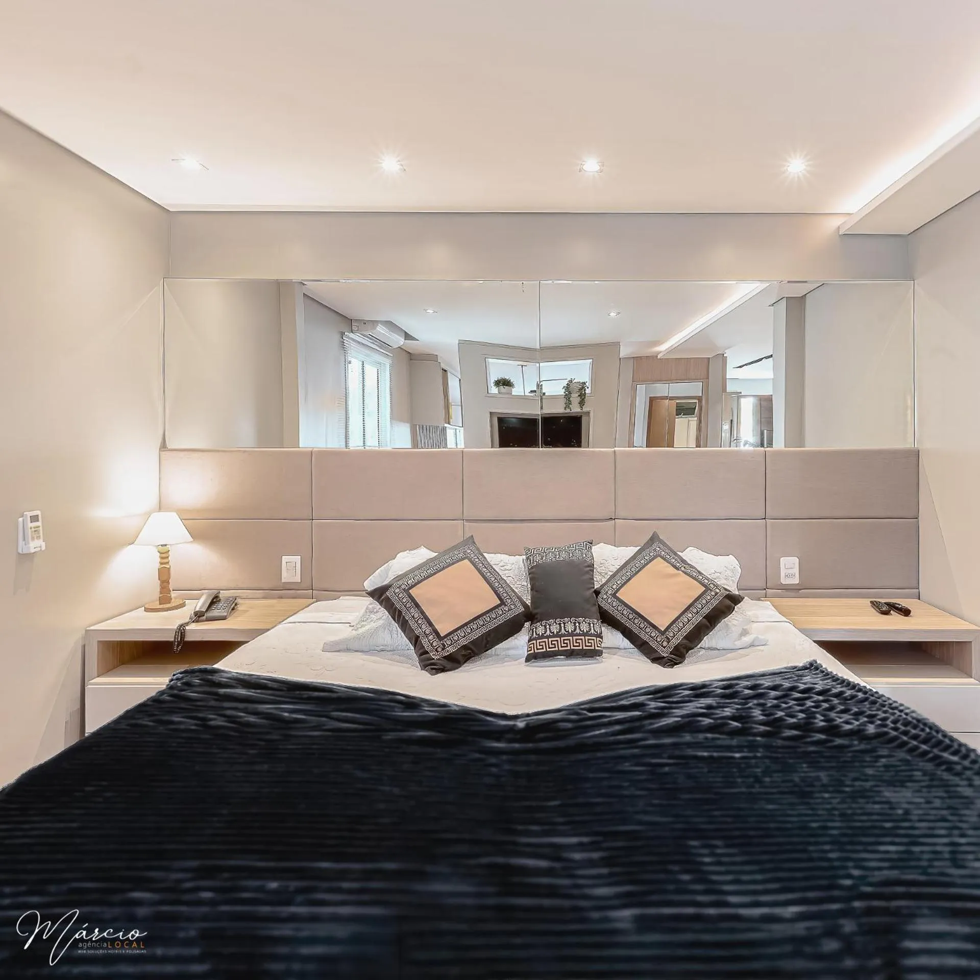 Bed in Pousada Natribus Rosa