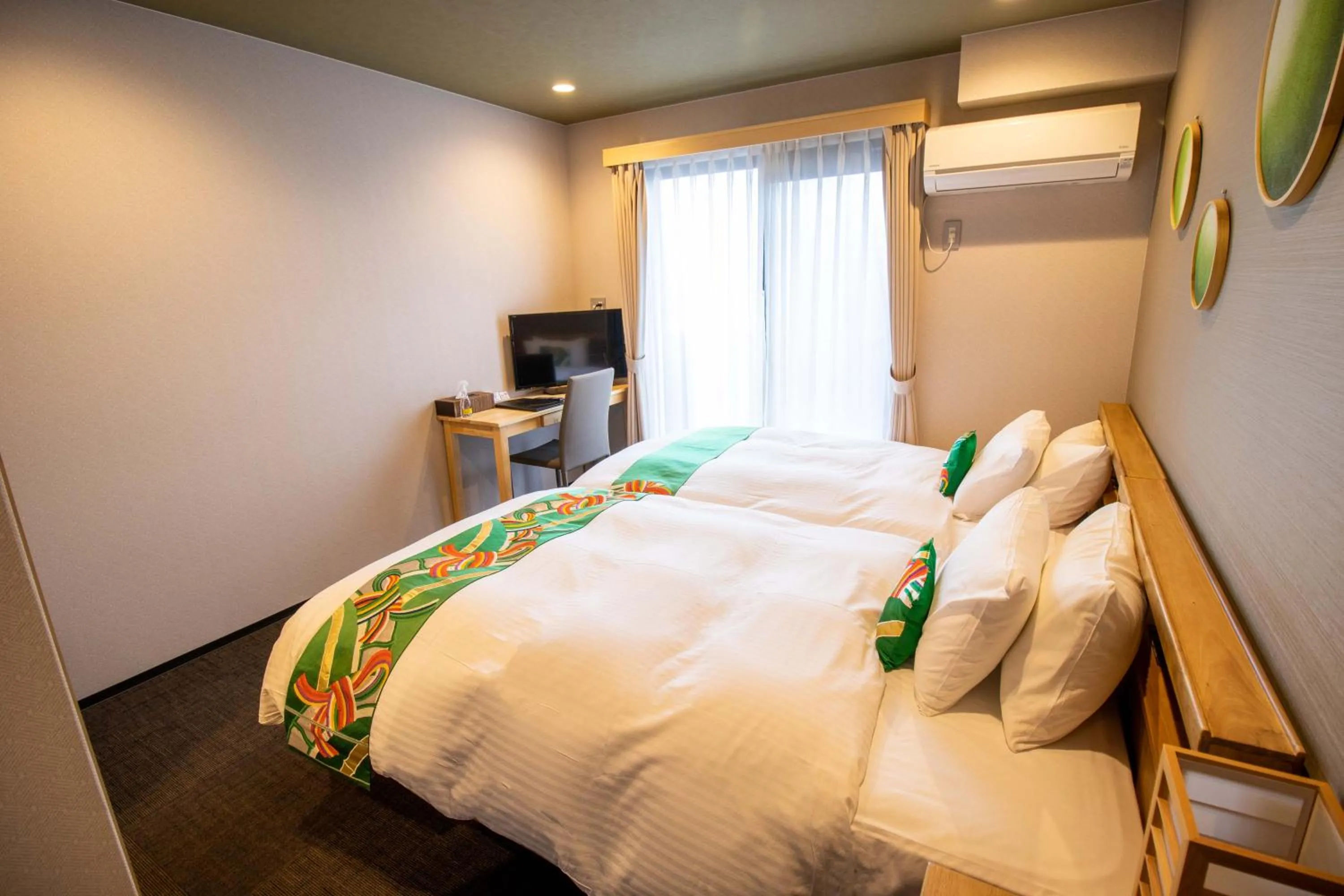 Bed in Stay SAKURA Kyoto Kiyomizu Gojo