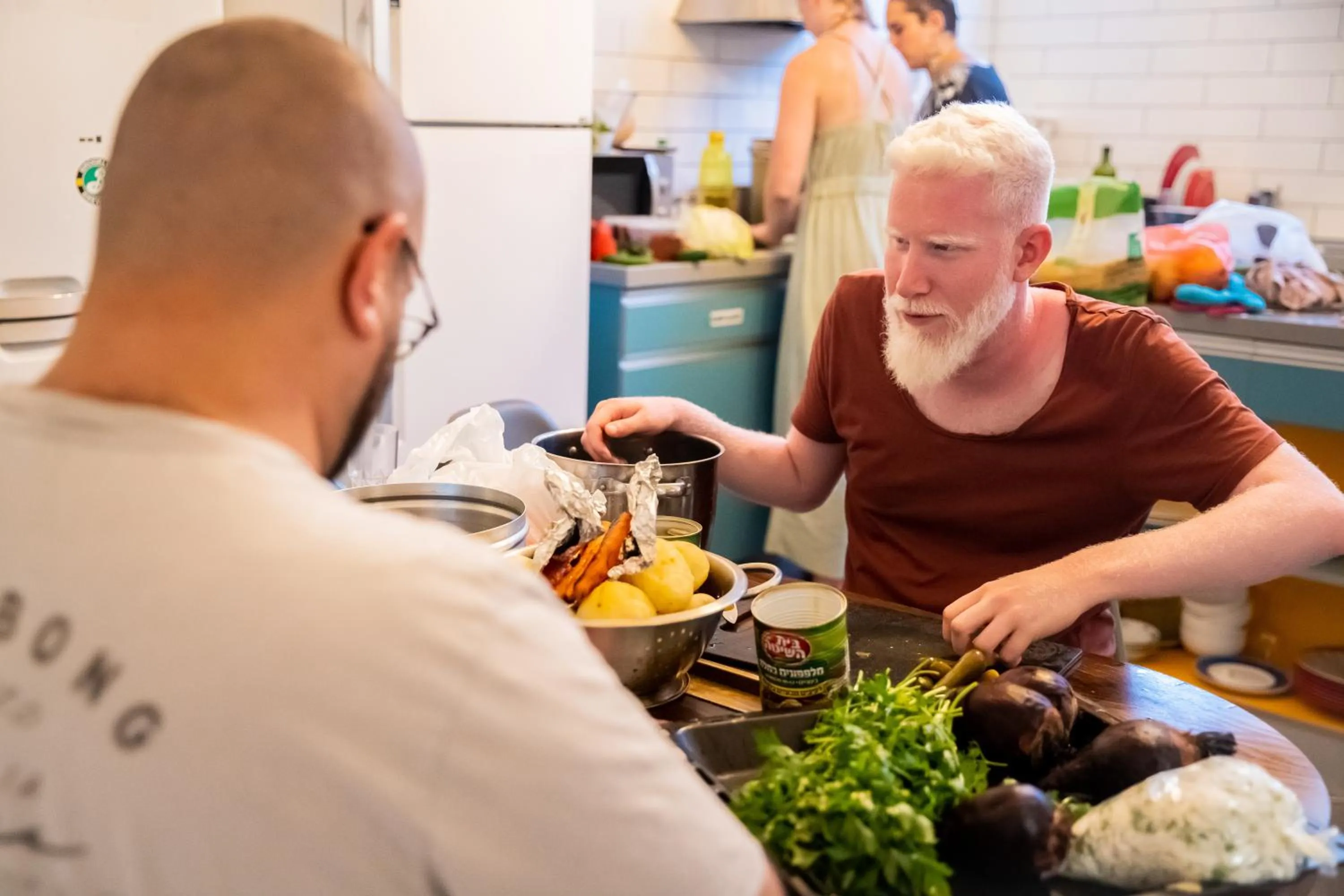 Kitchen or kitchenette in Jungle Jaffa Hostel Age 18 to 45