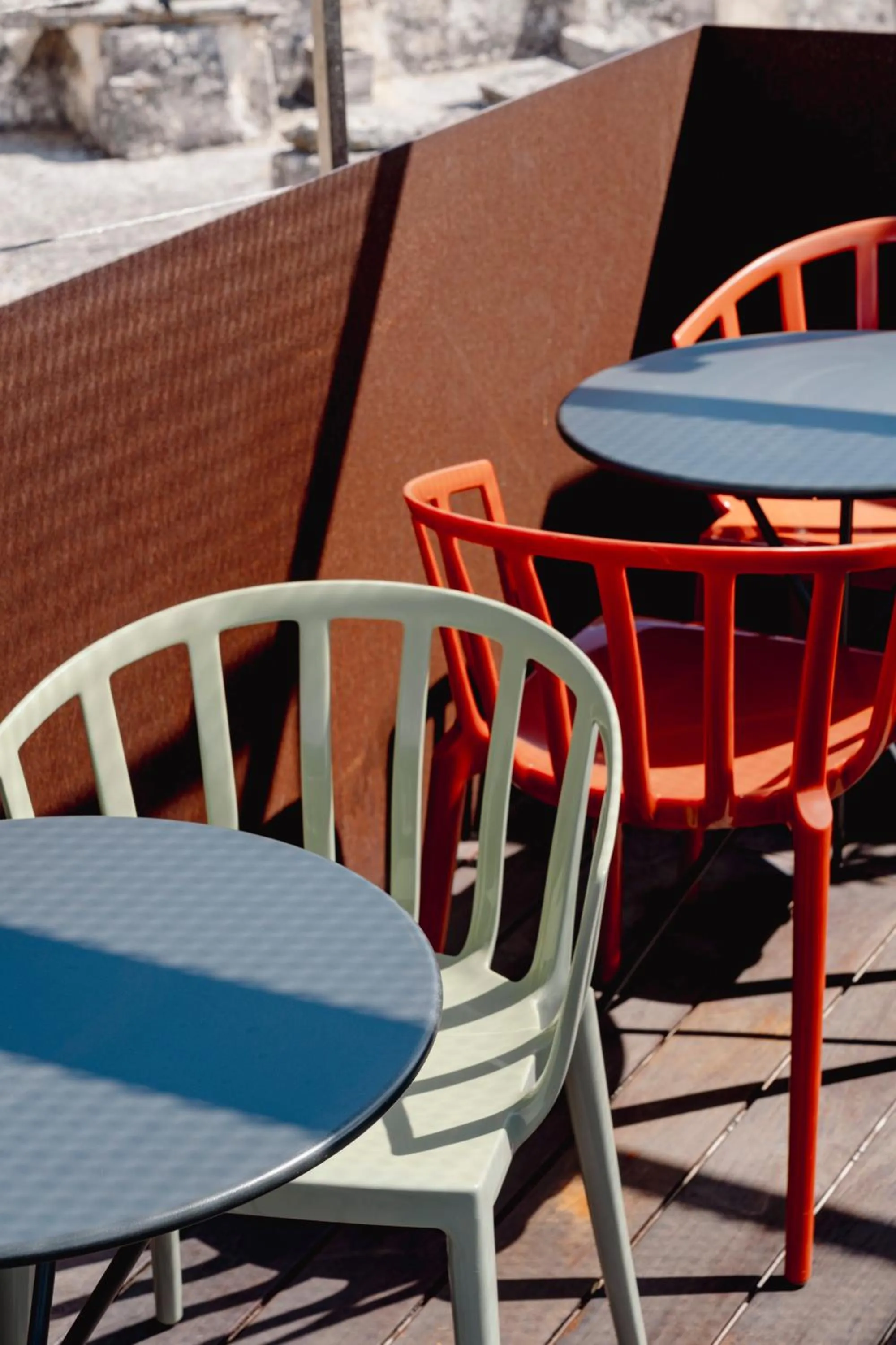 Dining area in Palazzo Biancofiore, suites & rooftop Ostuni