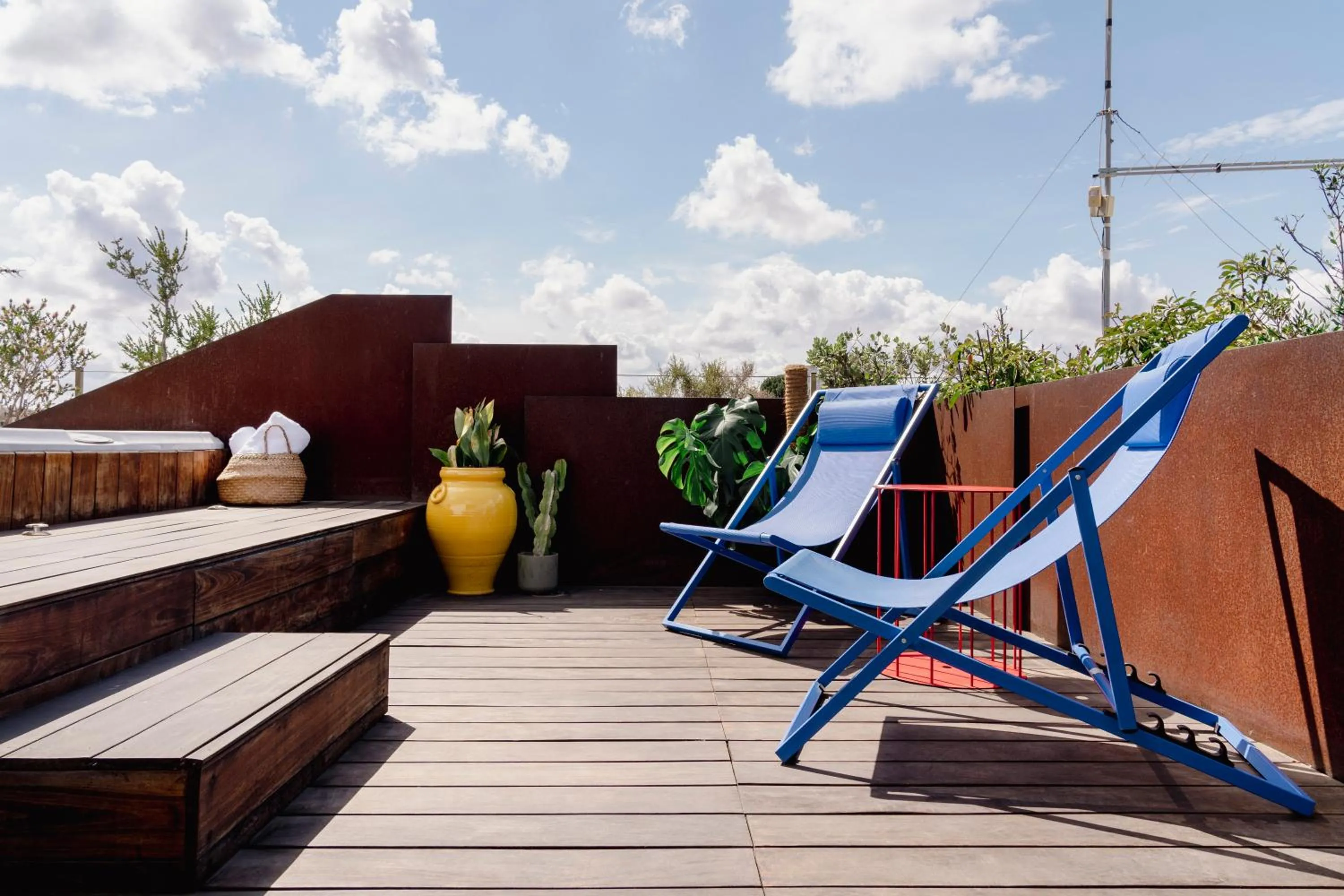 sunbed in Palazzo Biancofiore, suites & rooftop Ostuni