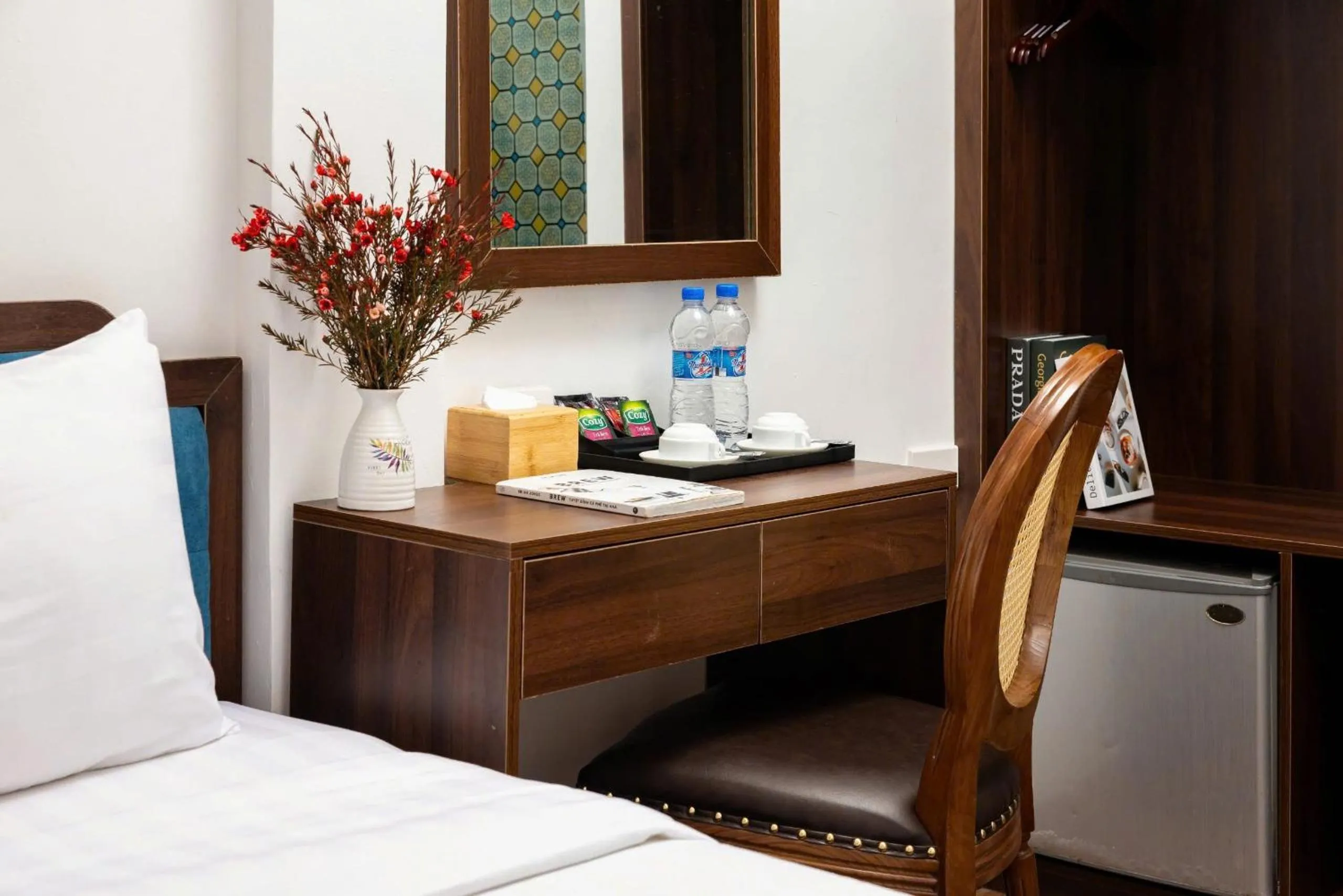 Photo of the whole room, Bed in The Ambery Hanoi Boutique Hotel & Travel