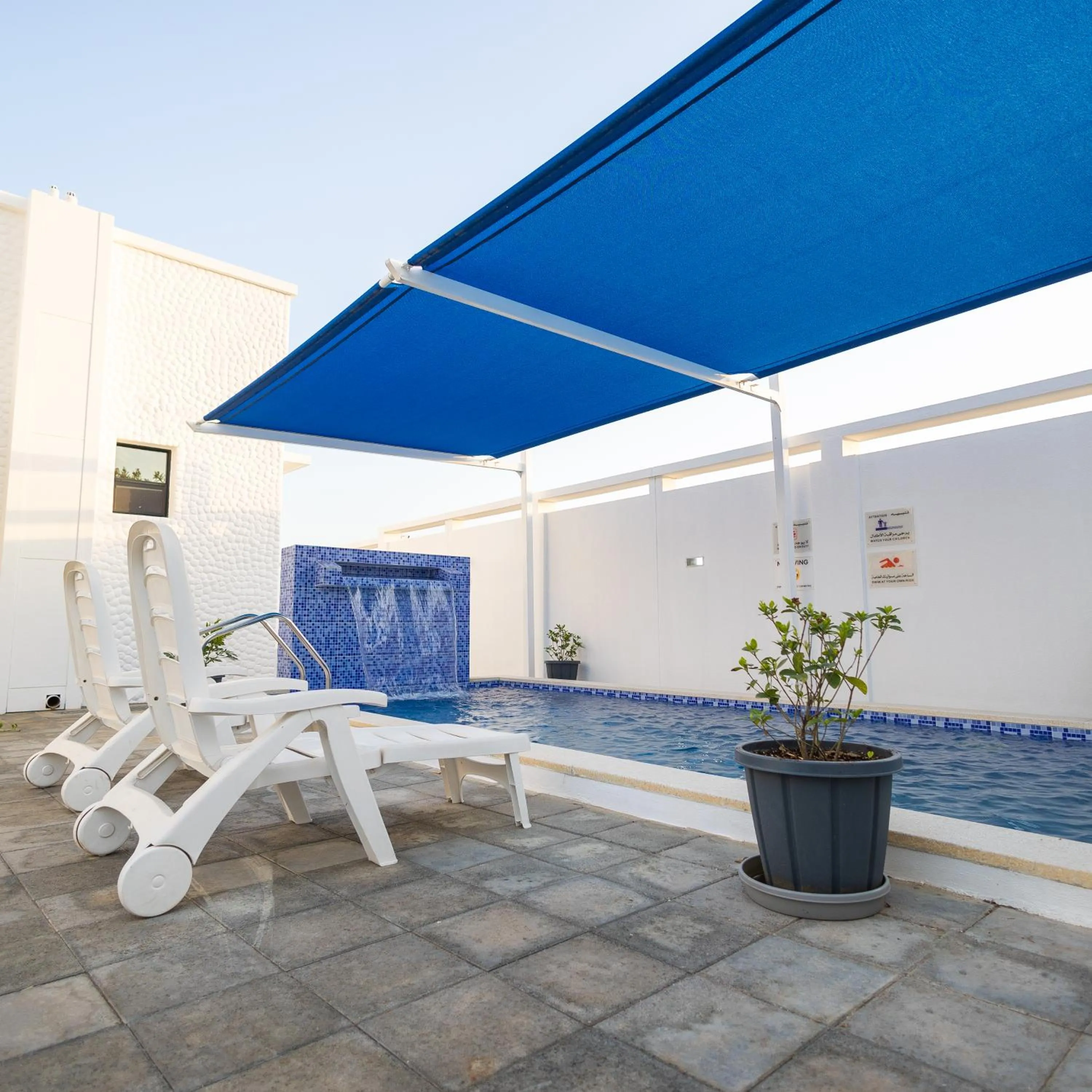 Pool view in THE POOL VILLA - TANUF