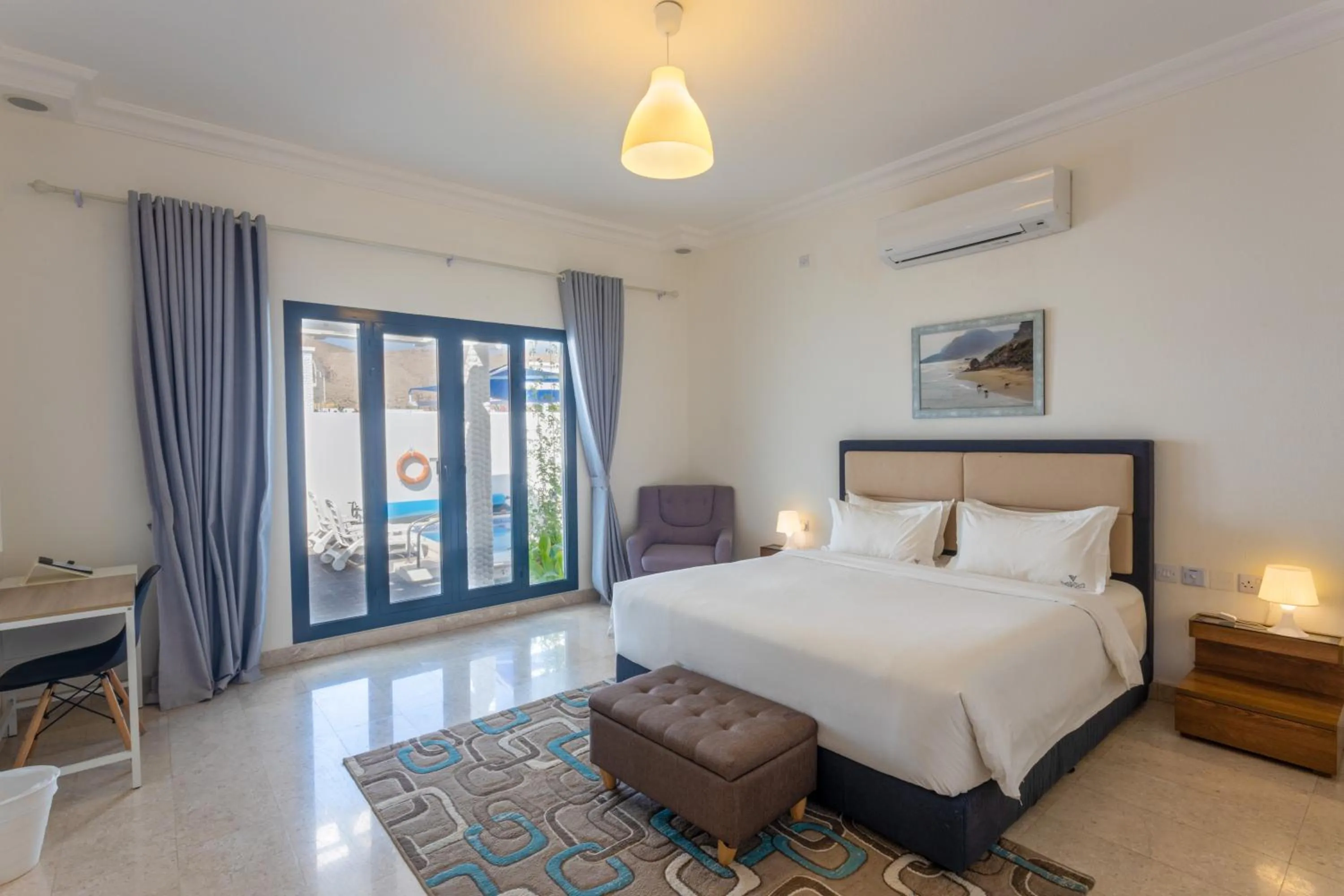 Bed in THE POOL VILLA - TANUF