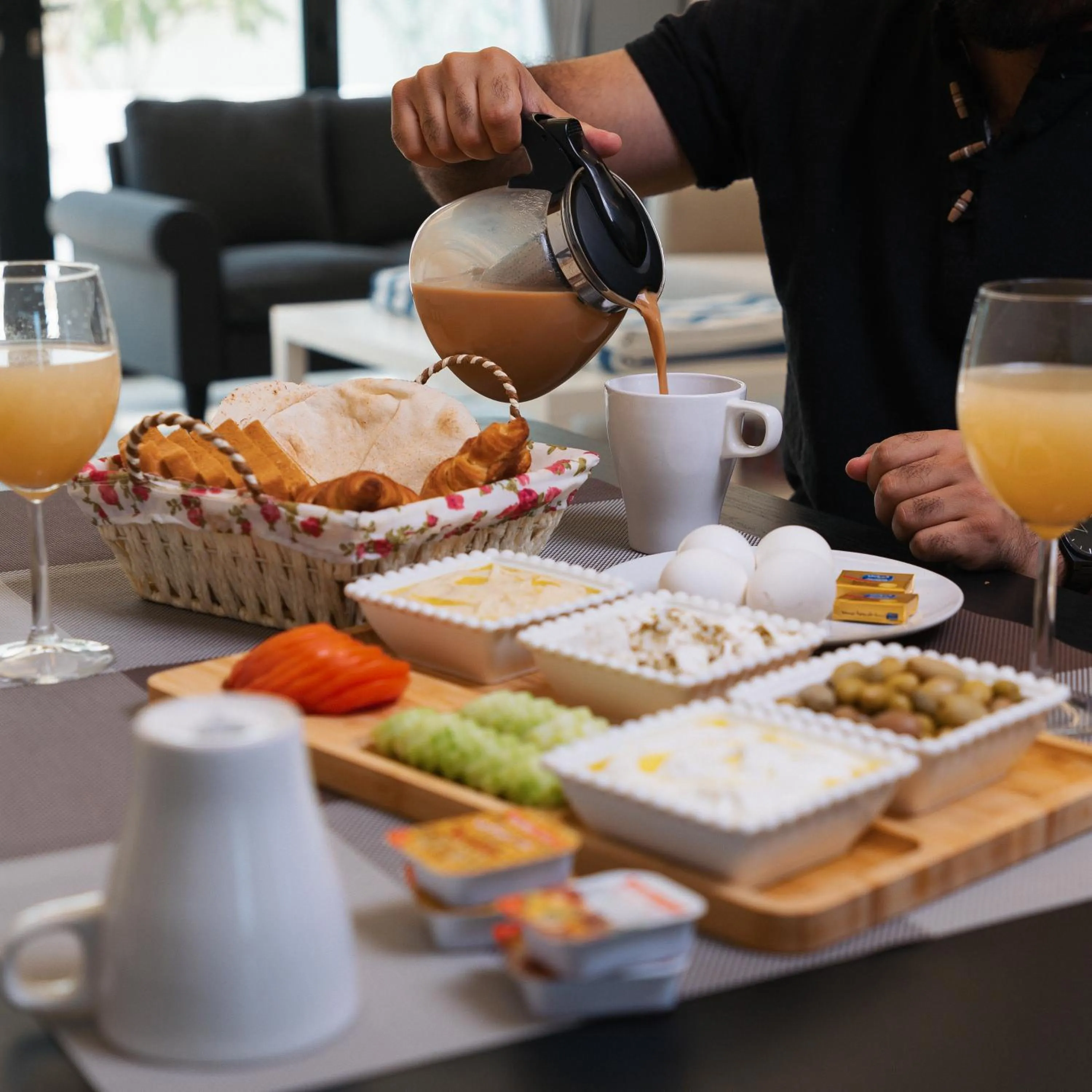 Breakfast in THE POOL VILLA - TANUF