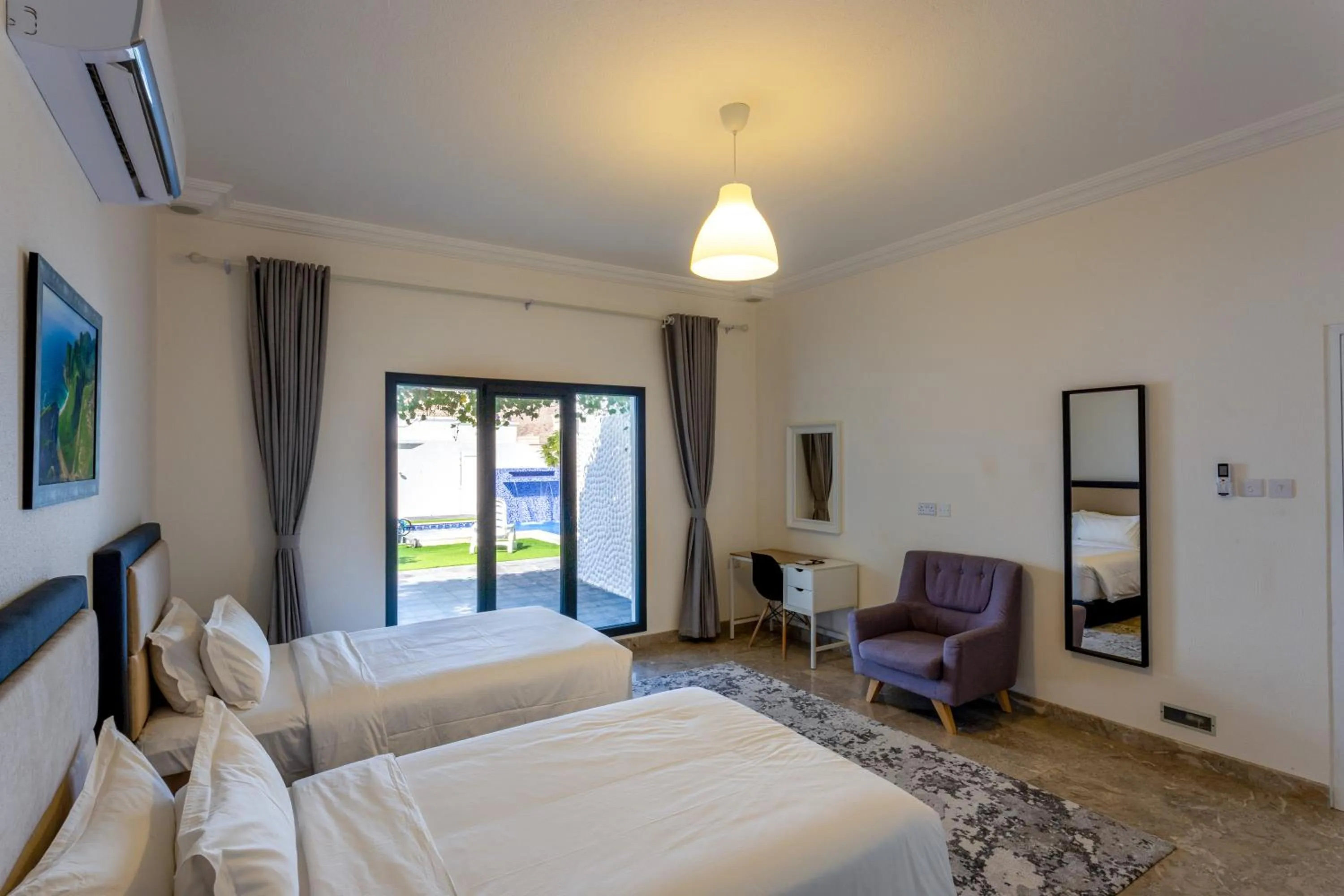 Bed in THE POOL VILLA - TANUF