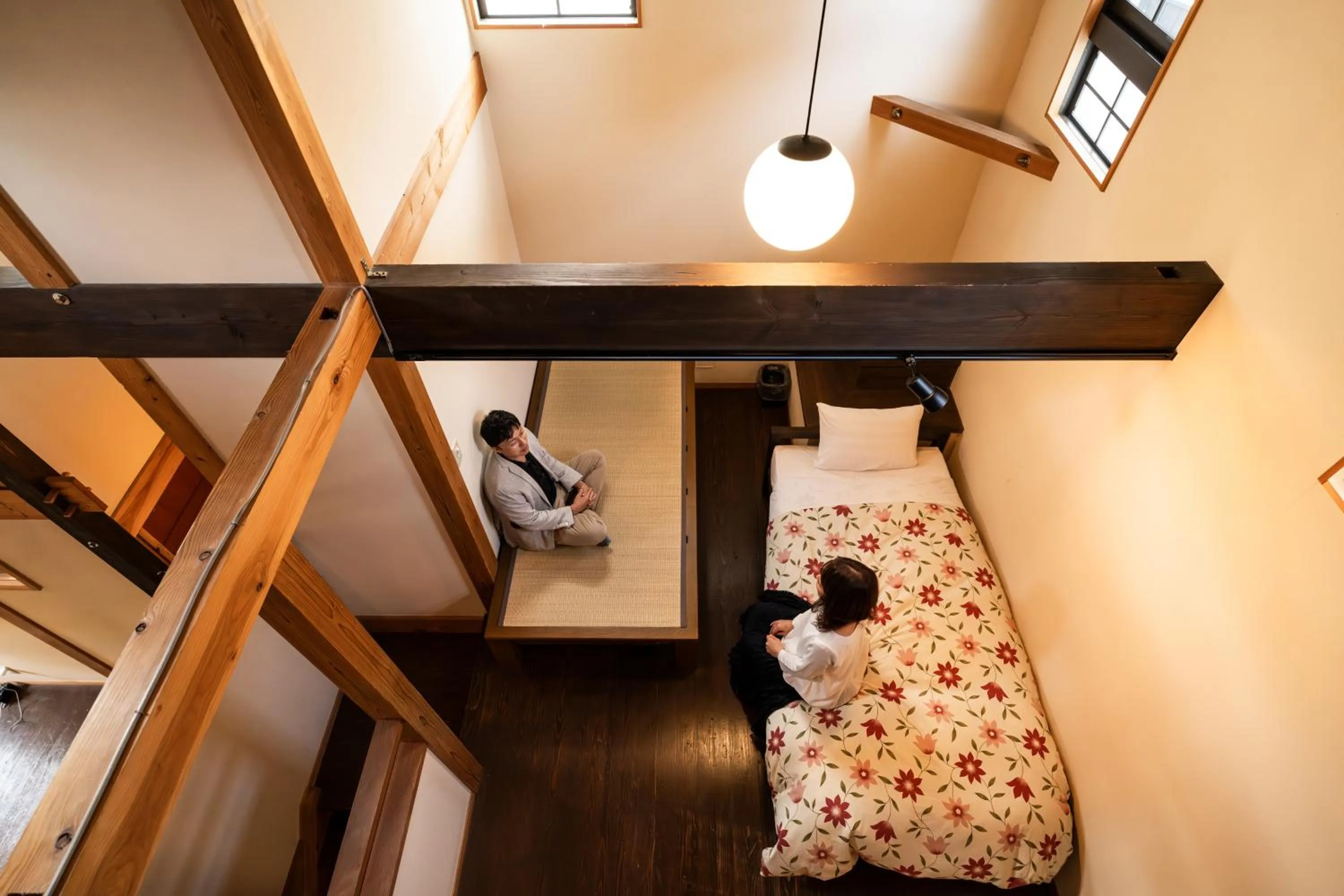 Bed in Kuranoyado Matsuya