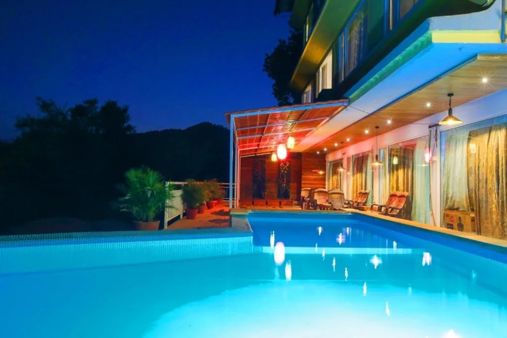 Pool view in Lake View Resort Lonavala