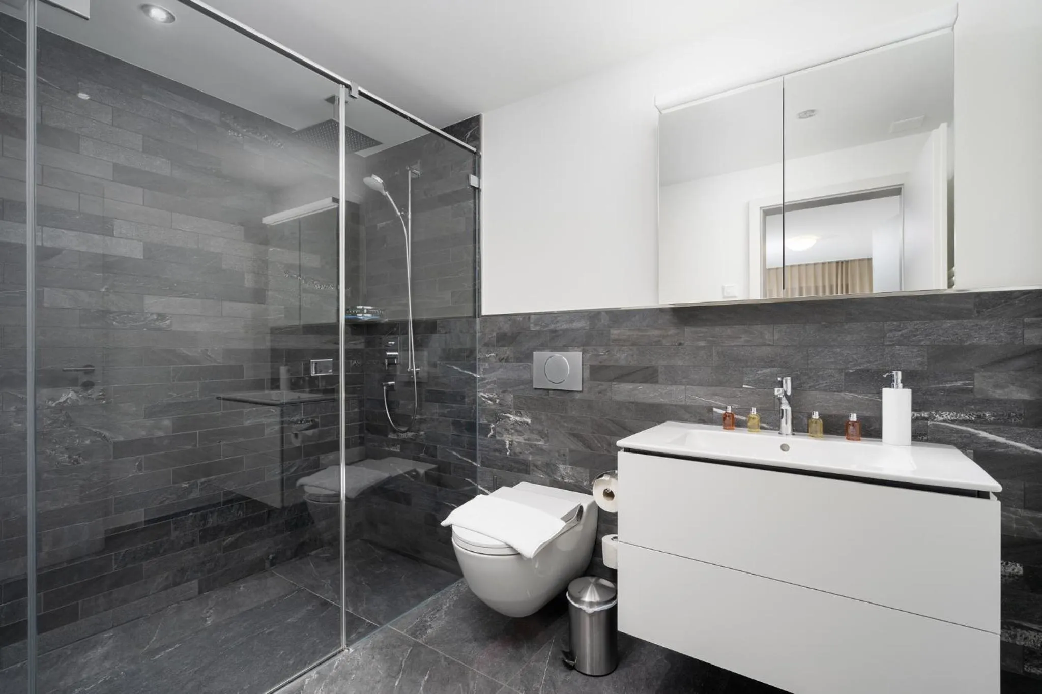 Bathroom in Swiss Hotel Apartments - Interlaken