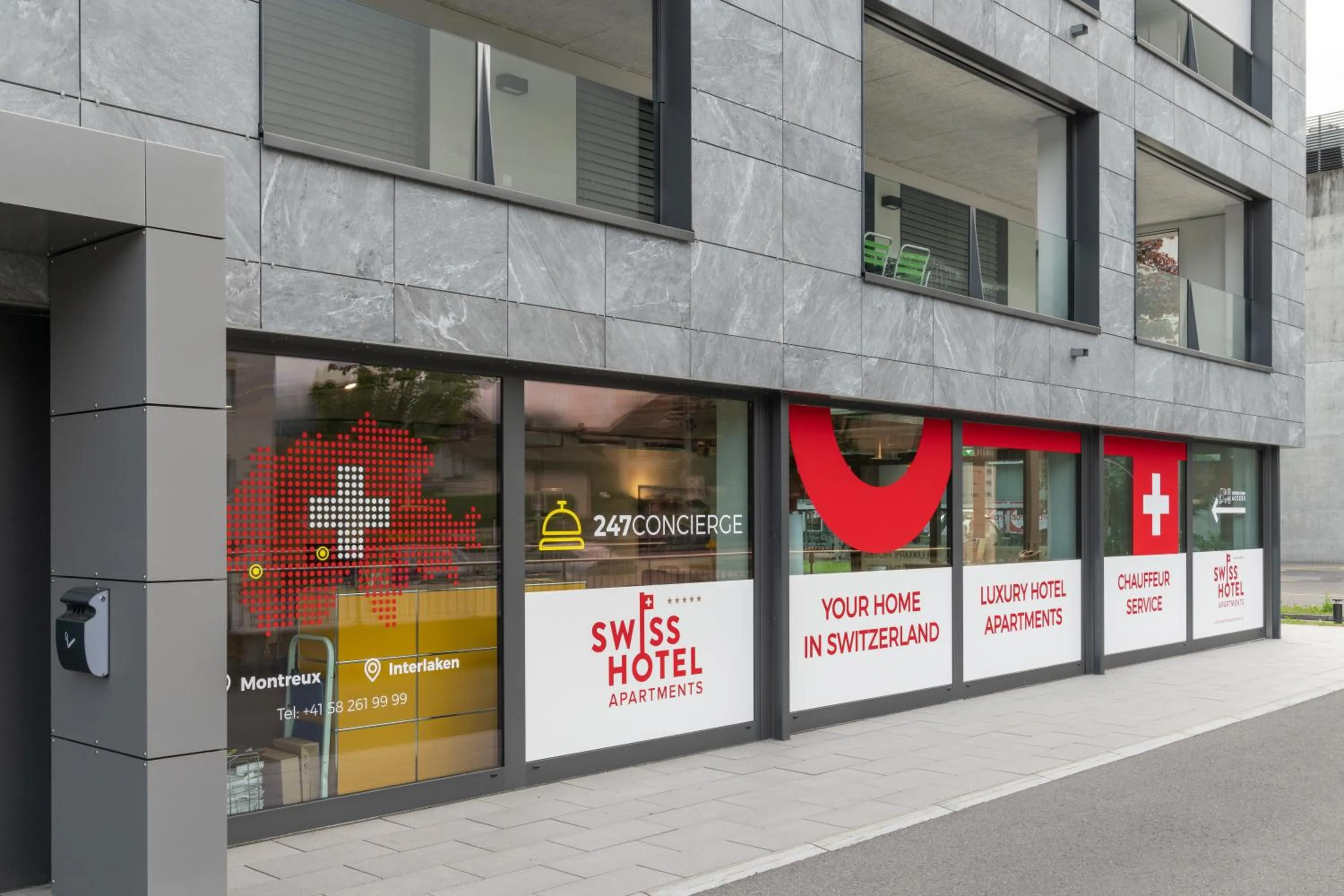 Property building in Swiss Hotel Apartments - Interlaken