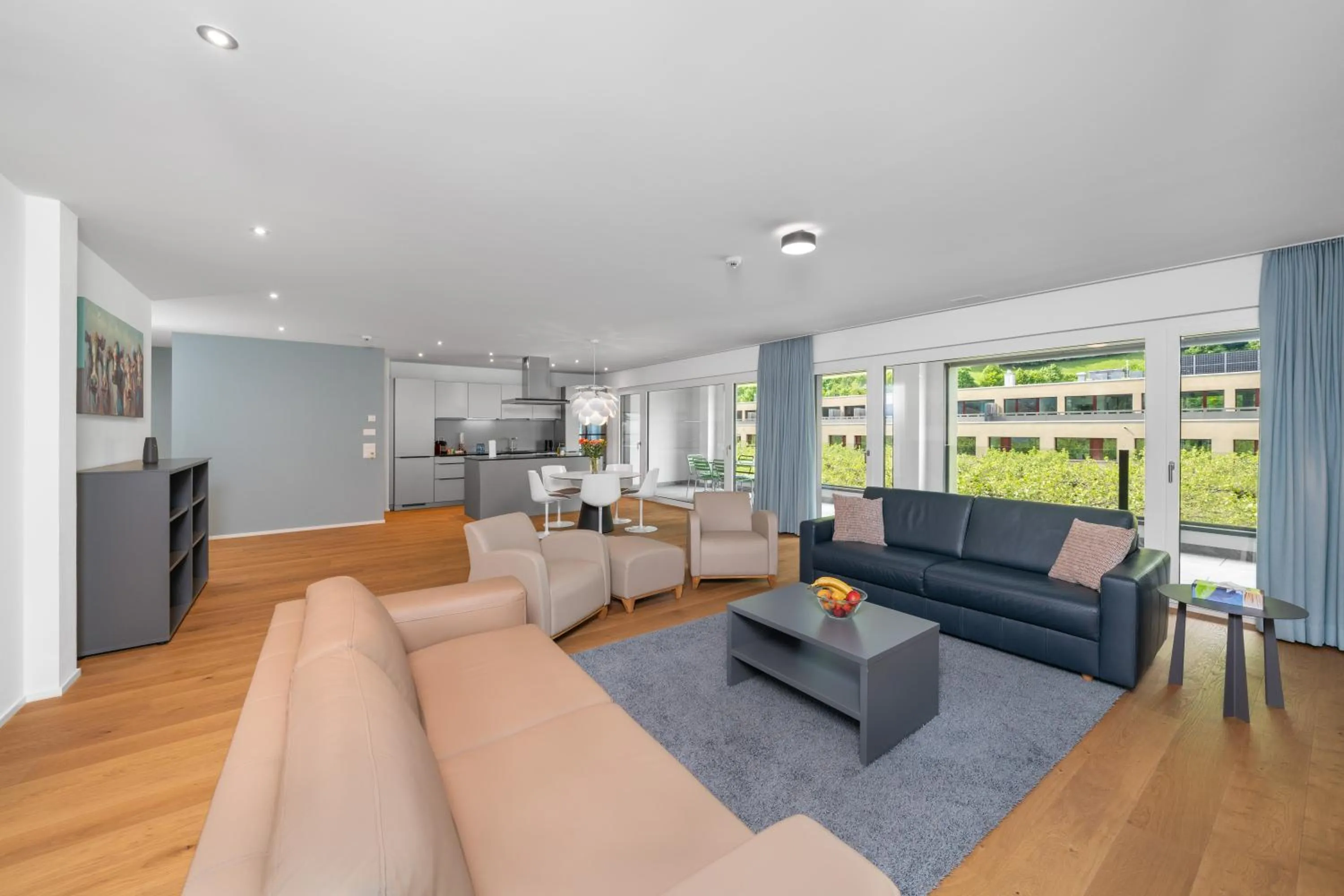 Kitchen or kitchenette in Swiss Hotel Apartments - Interlaken