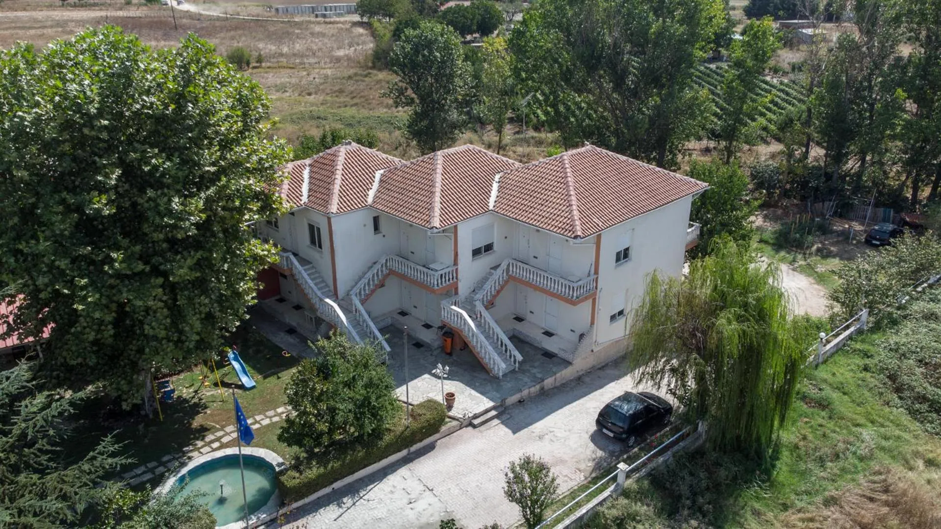 Bird's eye view in Estia