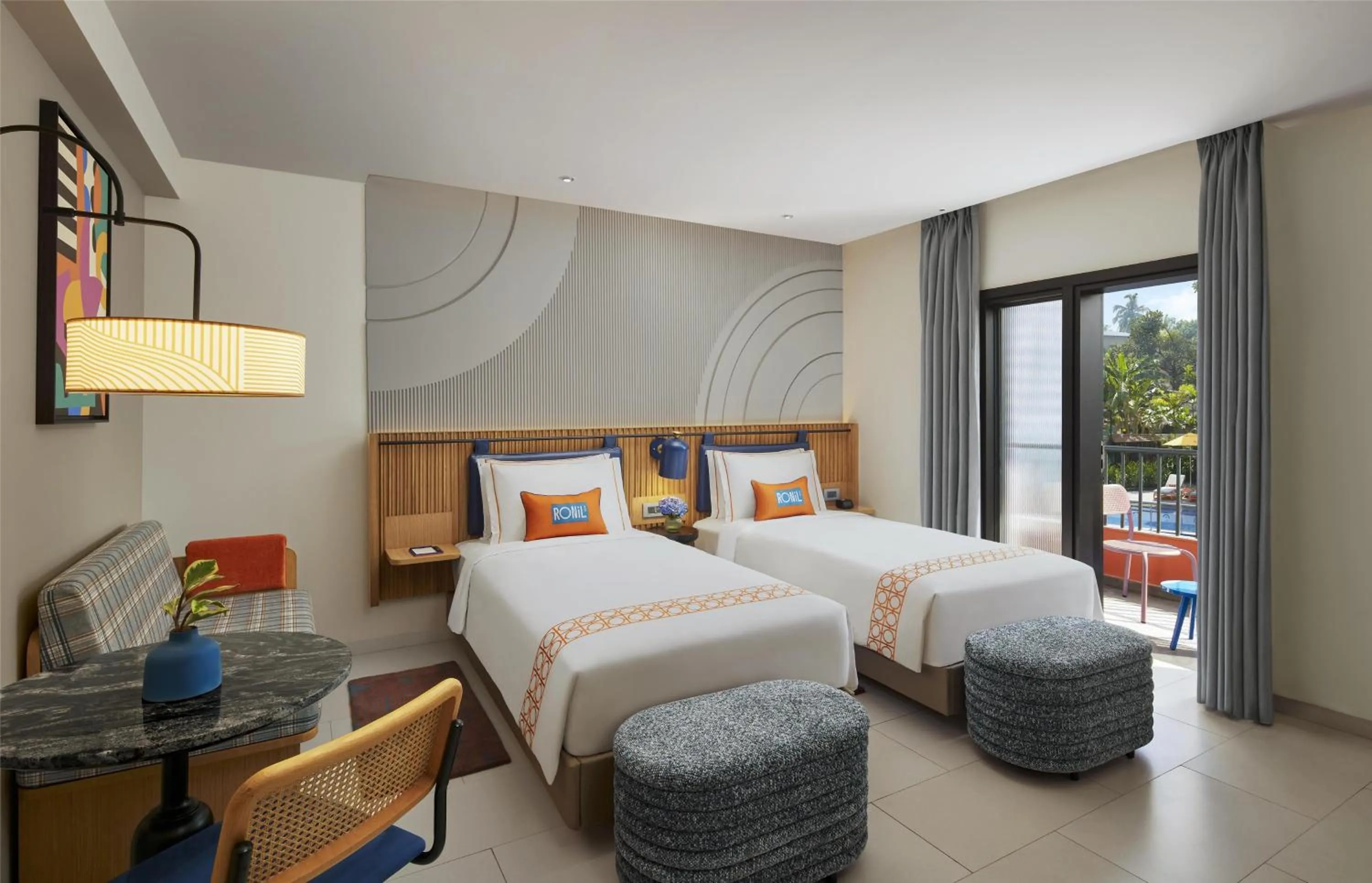 Bed in Hyatt Ronil Goa - a JdV by Hyatt Hotel