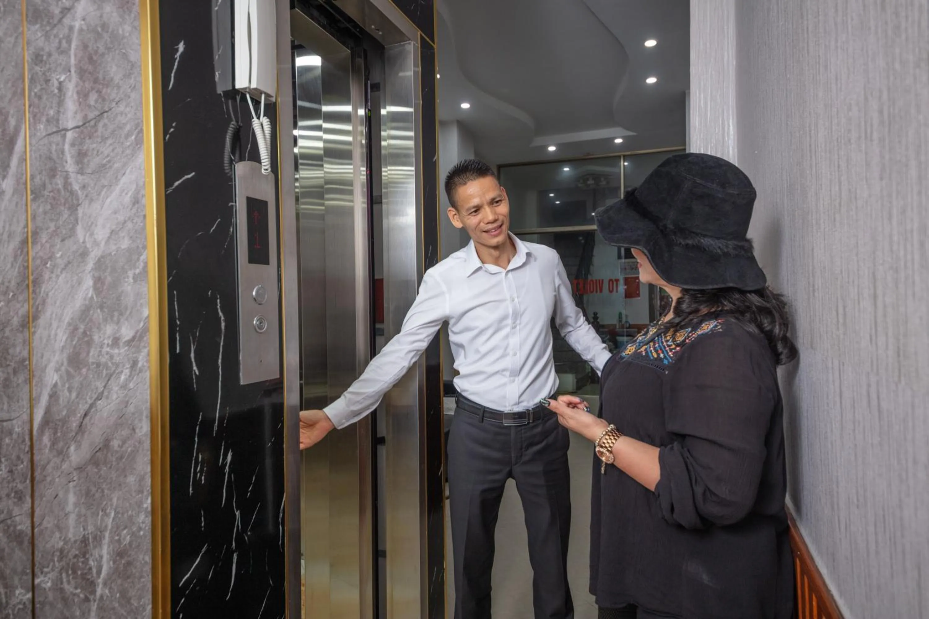 elevator in La Madera Hotel & Spa