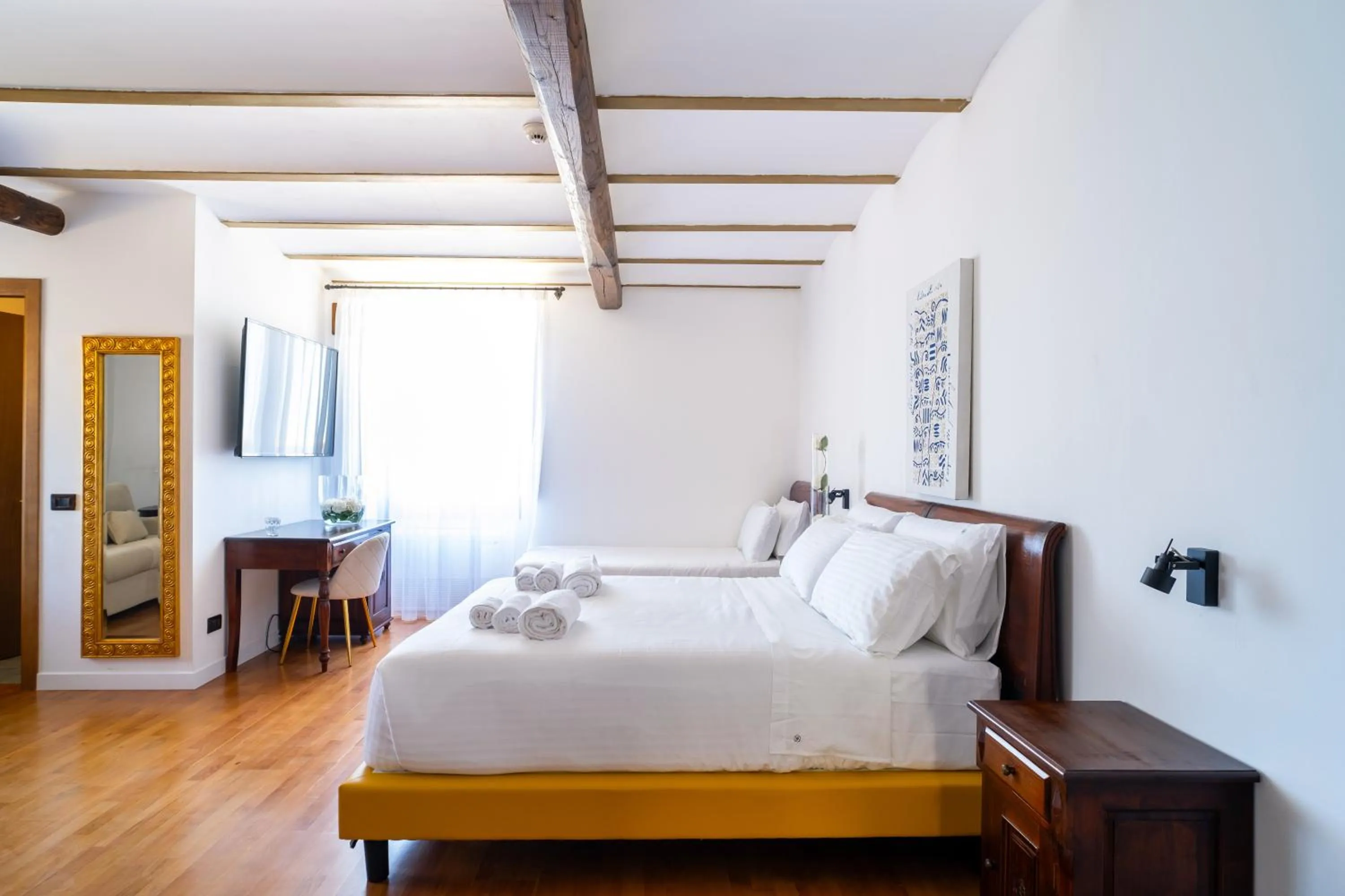 Bedroom, Bed in Villa Vittoria Hotel